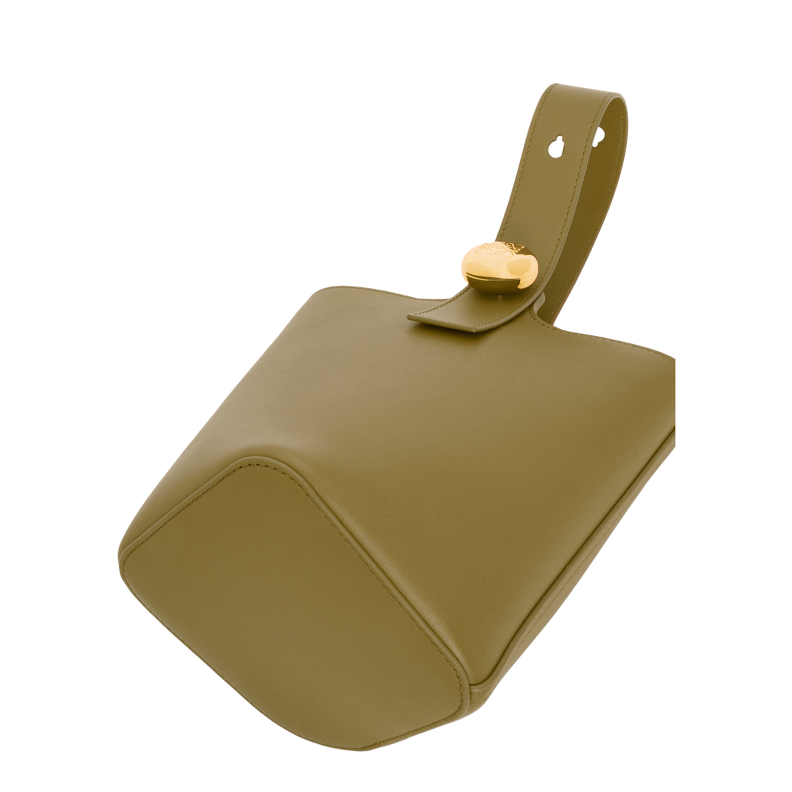 Pebble In Mellow Calfskin Mini Bucket Bag - Image 5