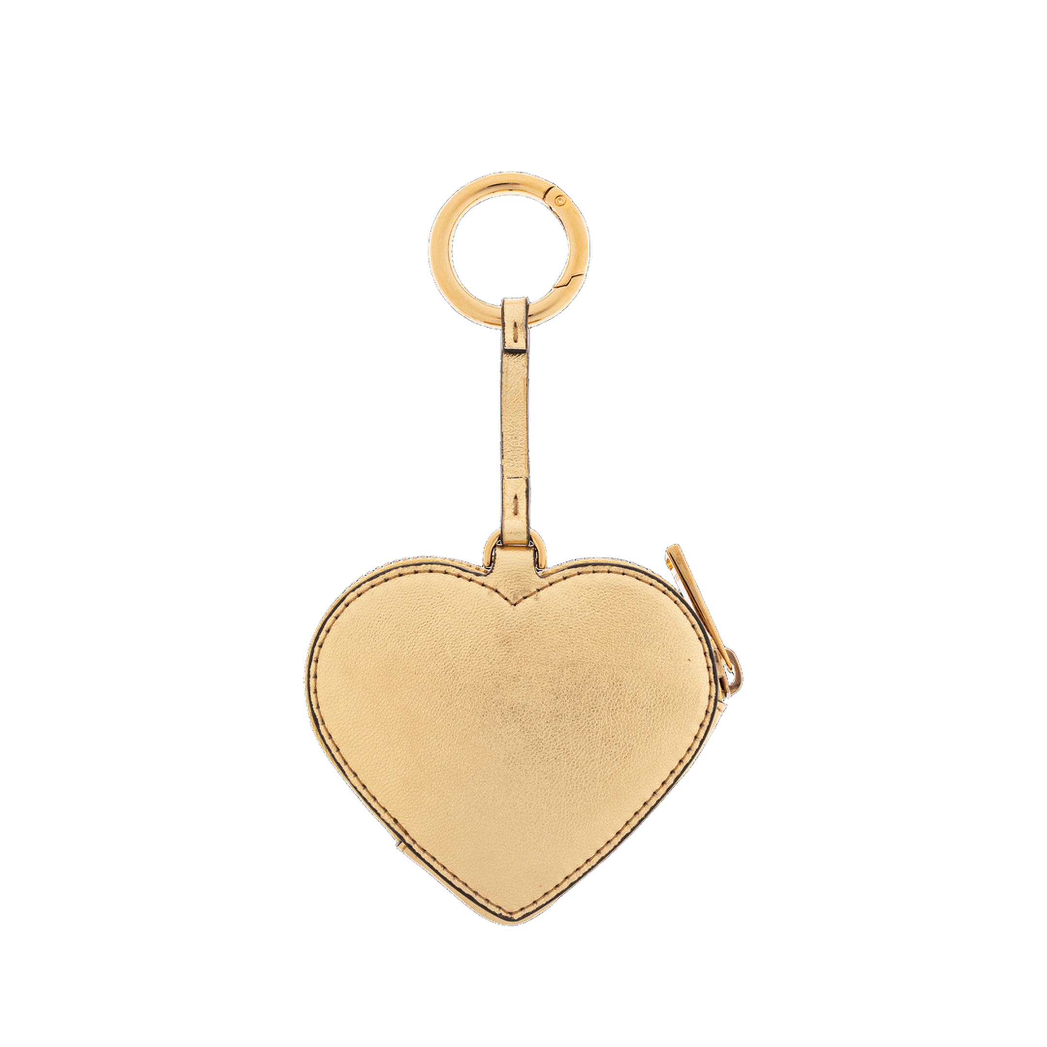 Zipped Keychain Pouch - Gold - Image 2