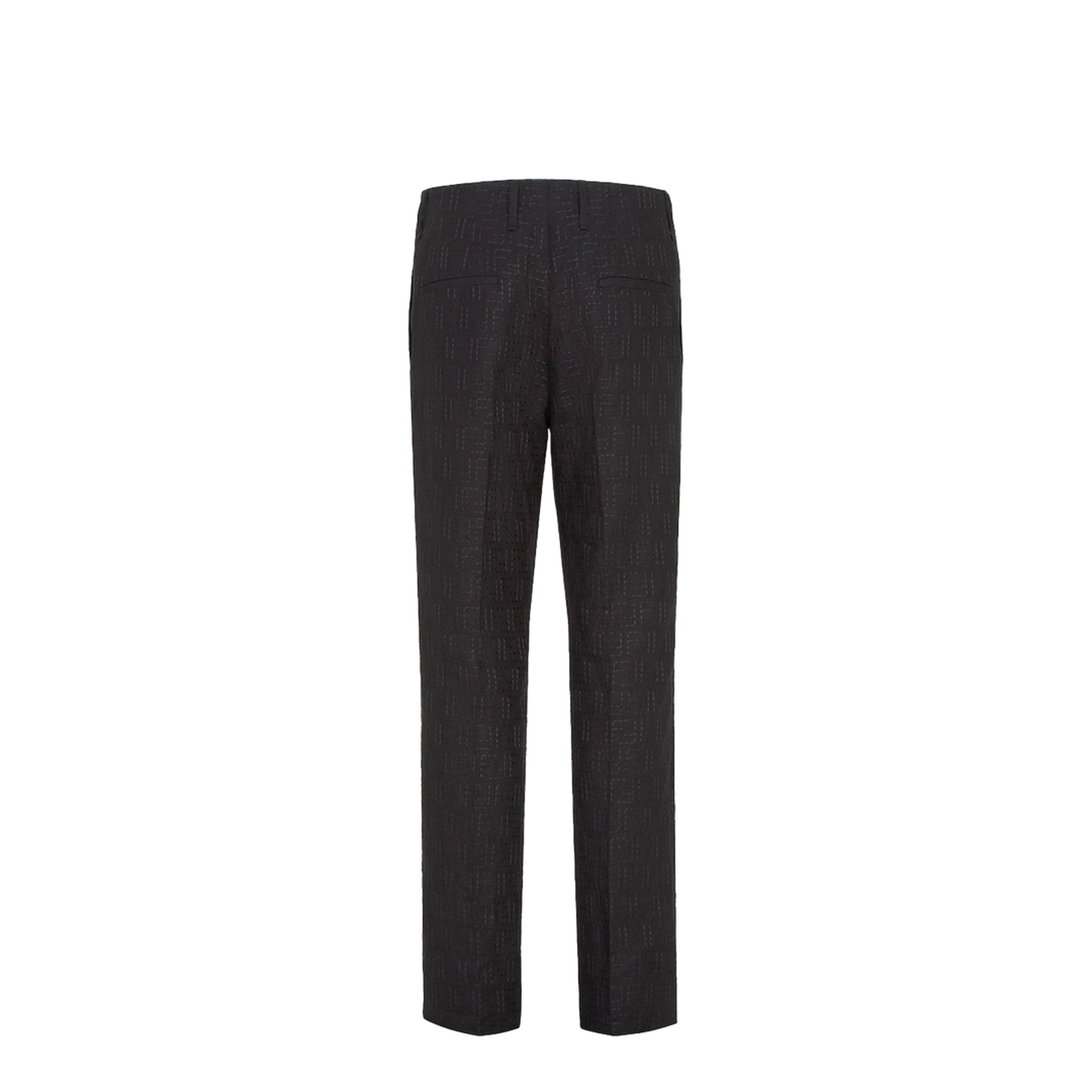 Linen FF Jacquard Trousers - Image 2