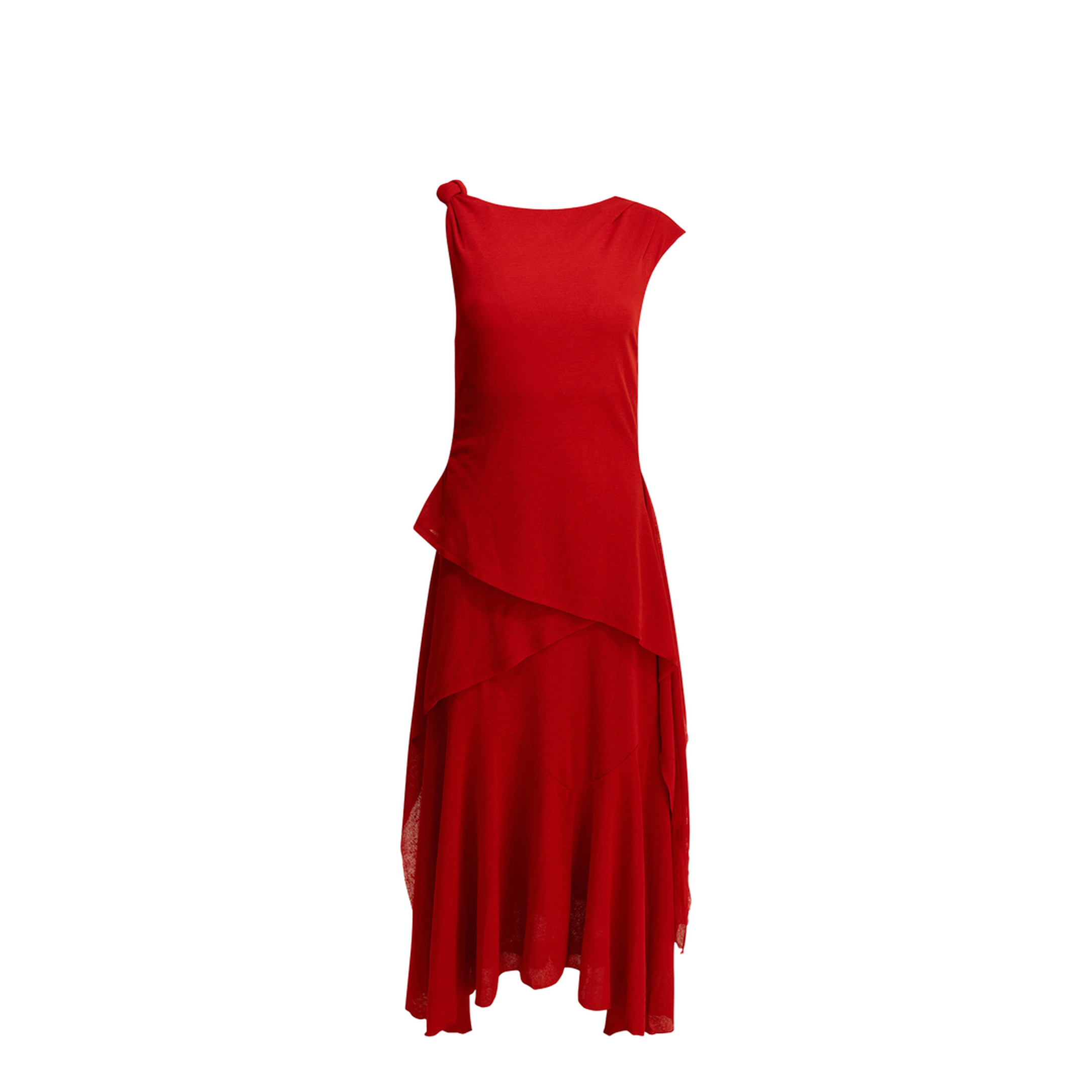 Draped Long Dress - Image 1