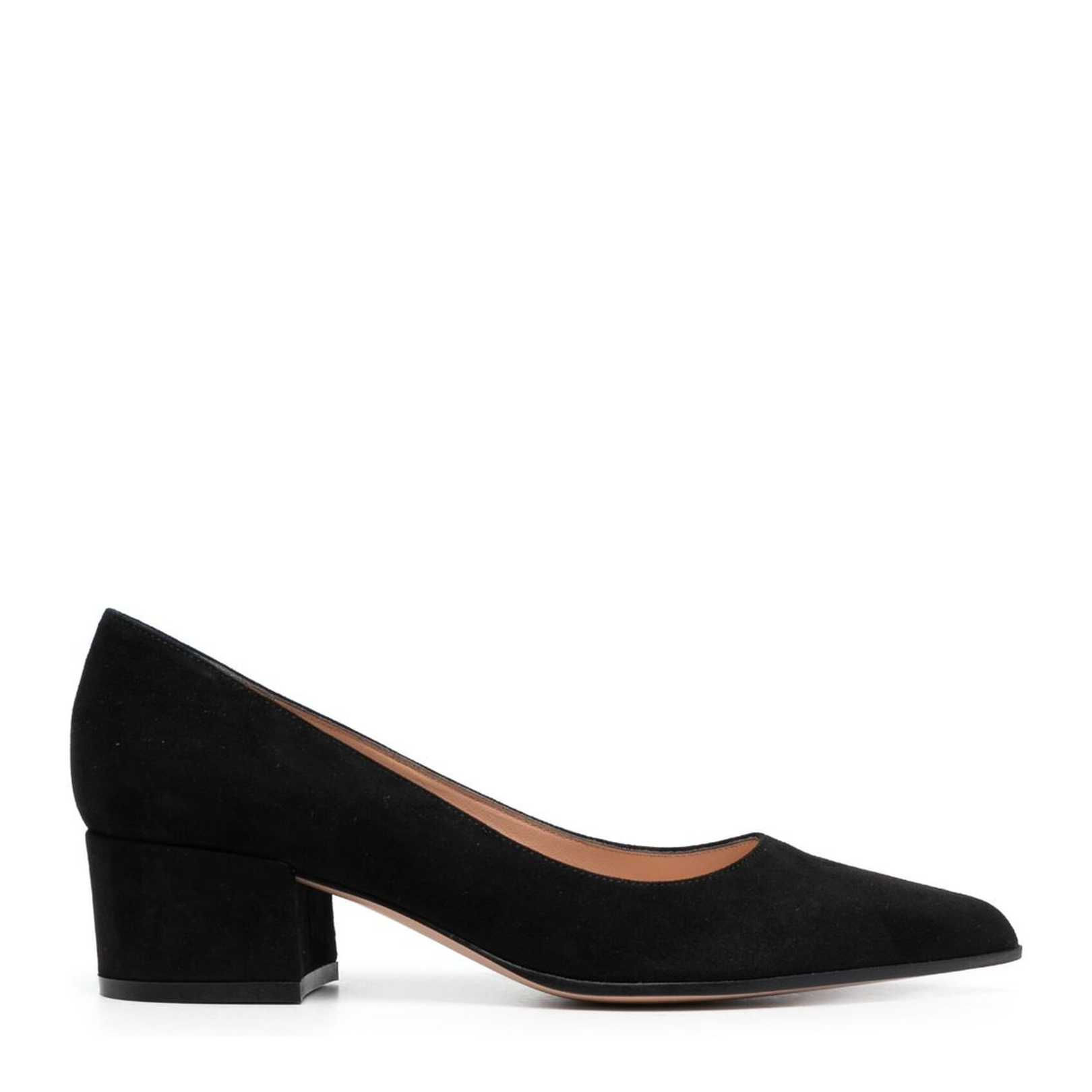 Suede Pumps - Black - Image 1