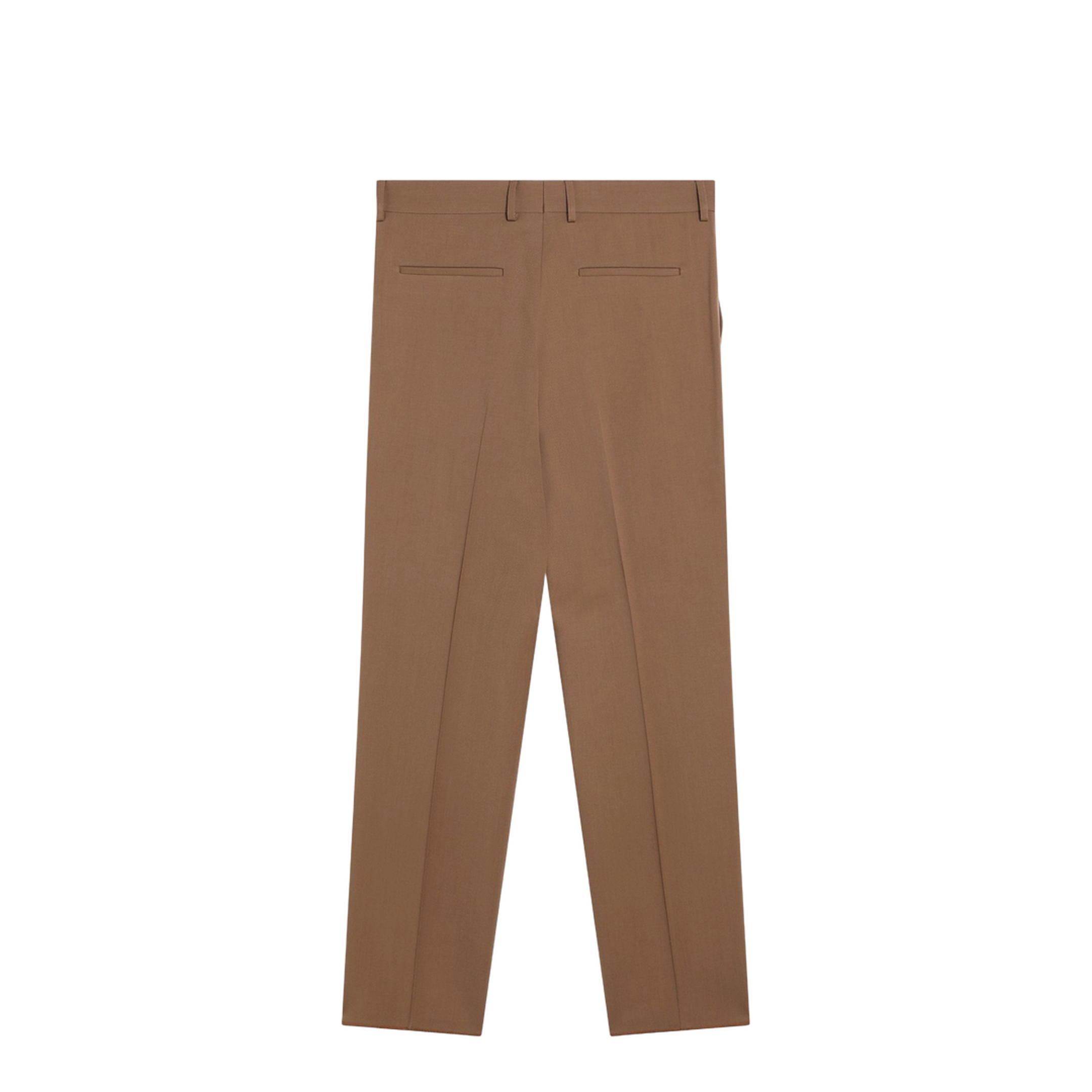 Rust Wool Trousers - Image 2