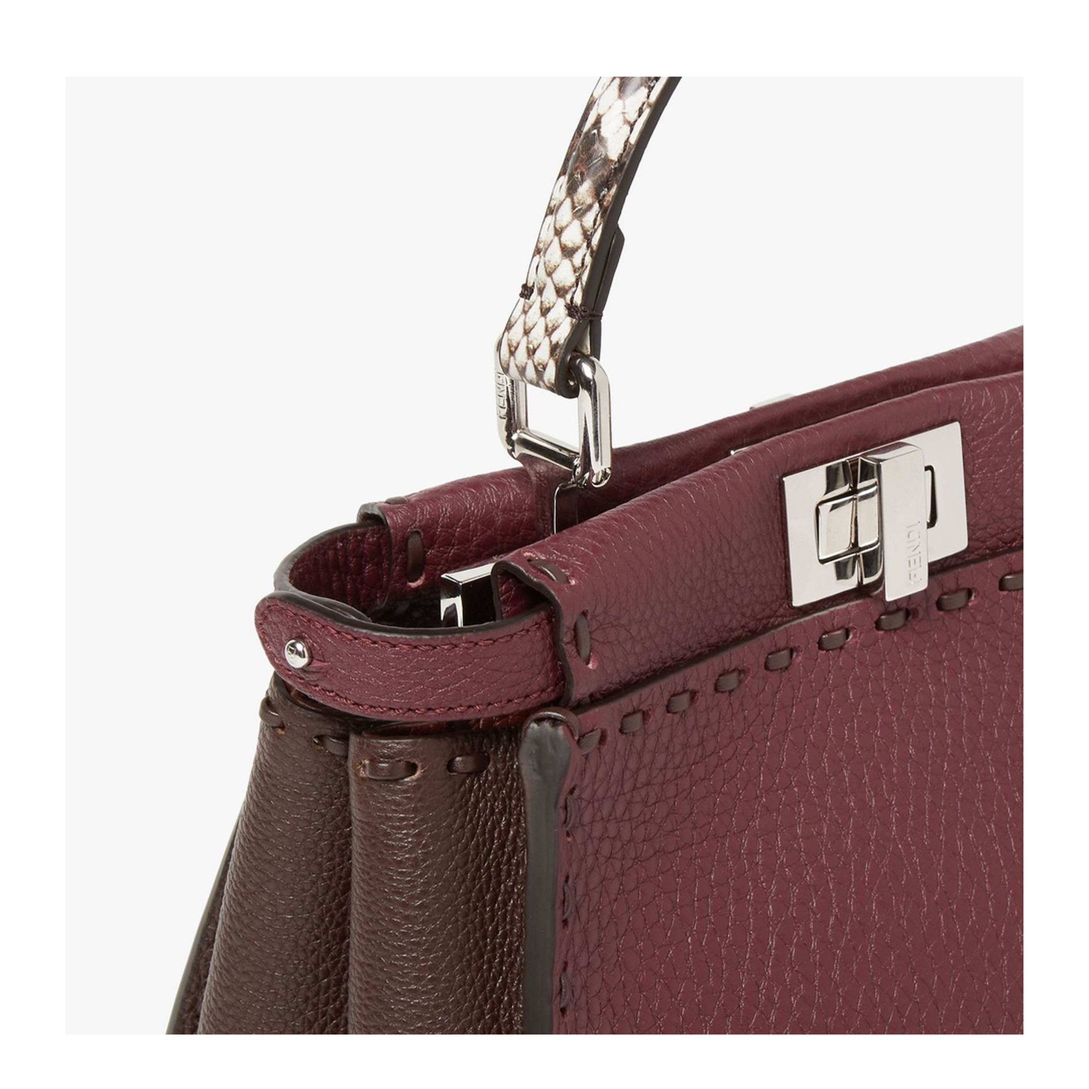 Peekaboo Mini Cuoio Romano Leather Multicolor - Image 3
