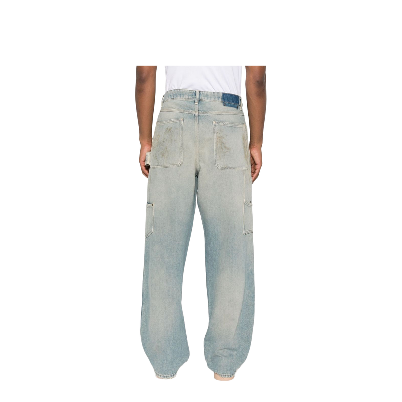 Destroyed Denim Cotton Jeans - Image 3