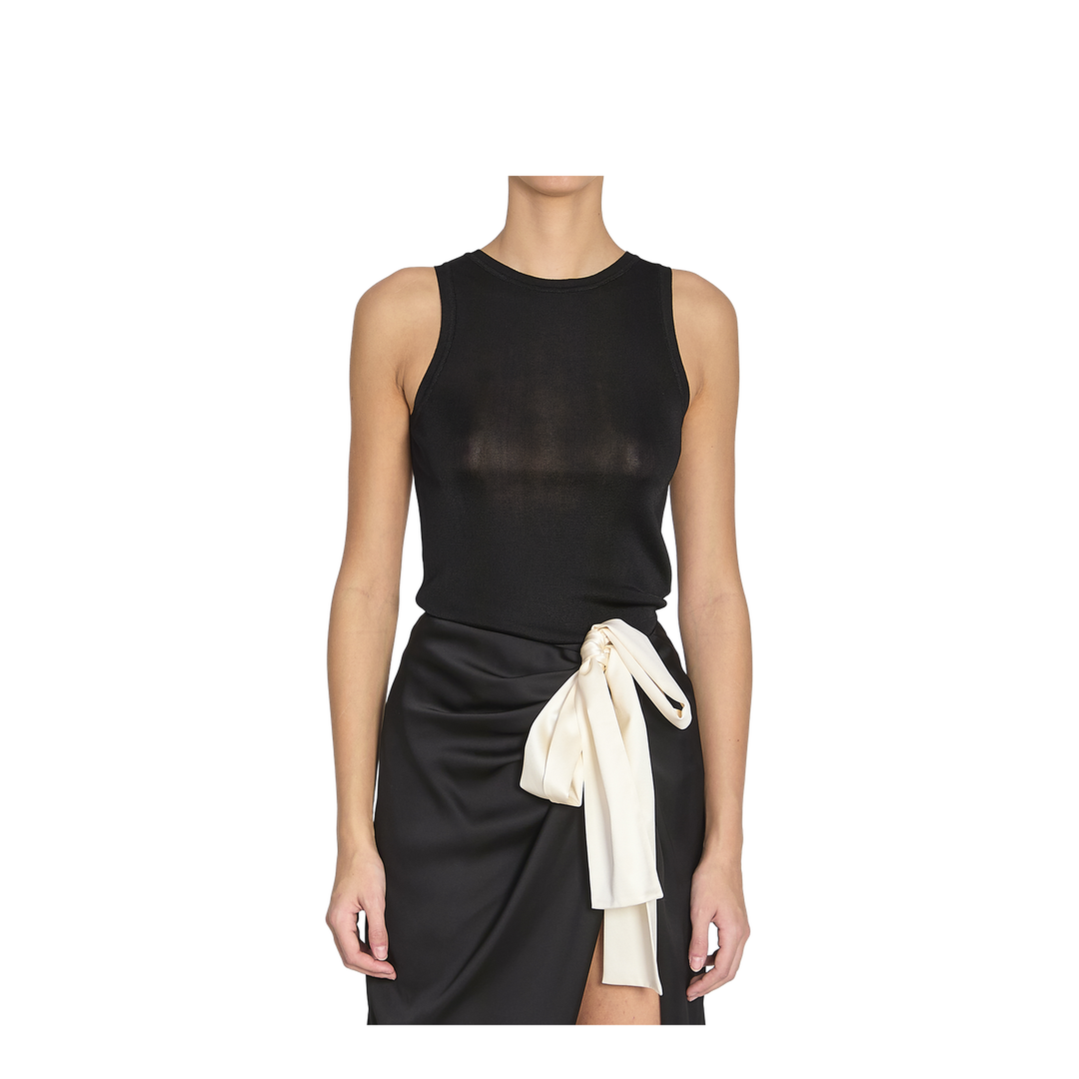 Ribbed Knit Tank Top - Image 1