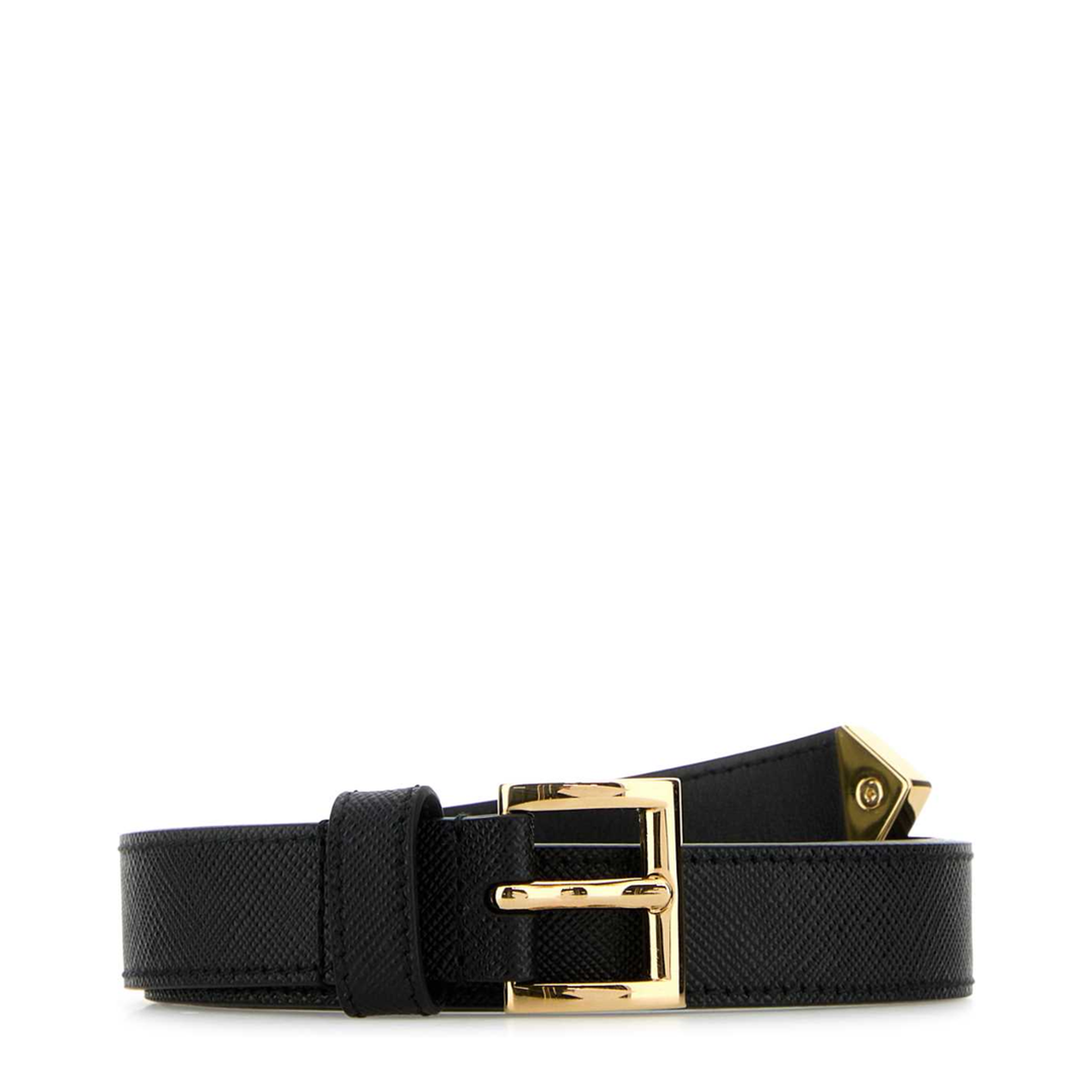 Black Leather Belt - Image 1