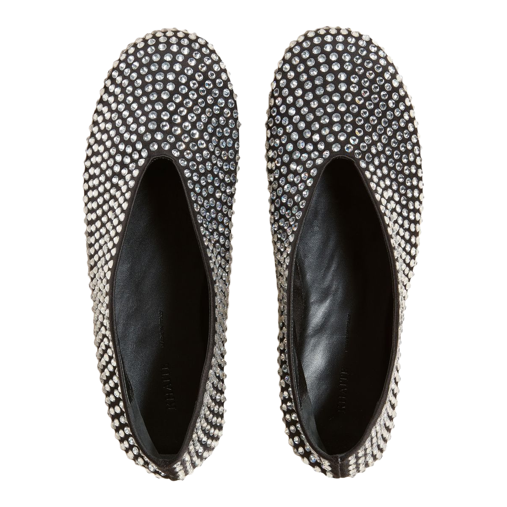 Crystal Embellished Ballet Suede Flat - Image 3
