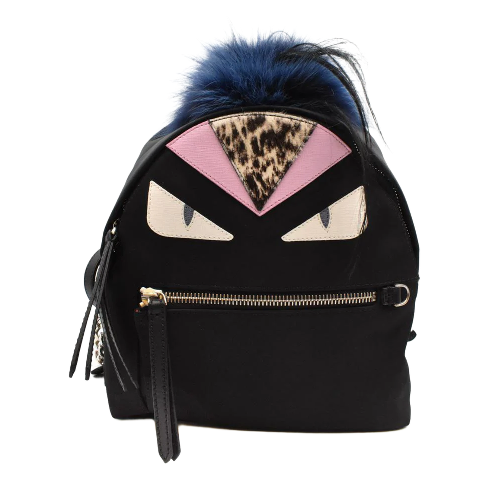 Monster Backpack
Black Nylon Leather Bag - Image 1