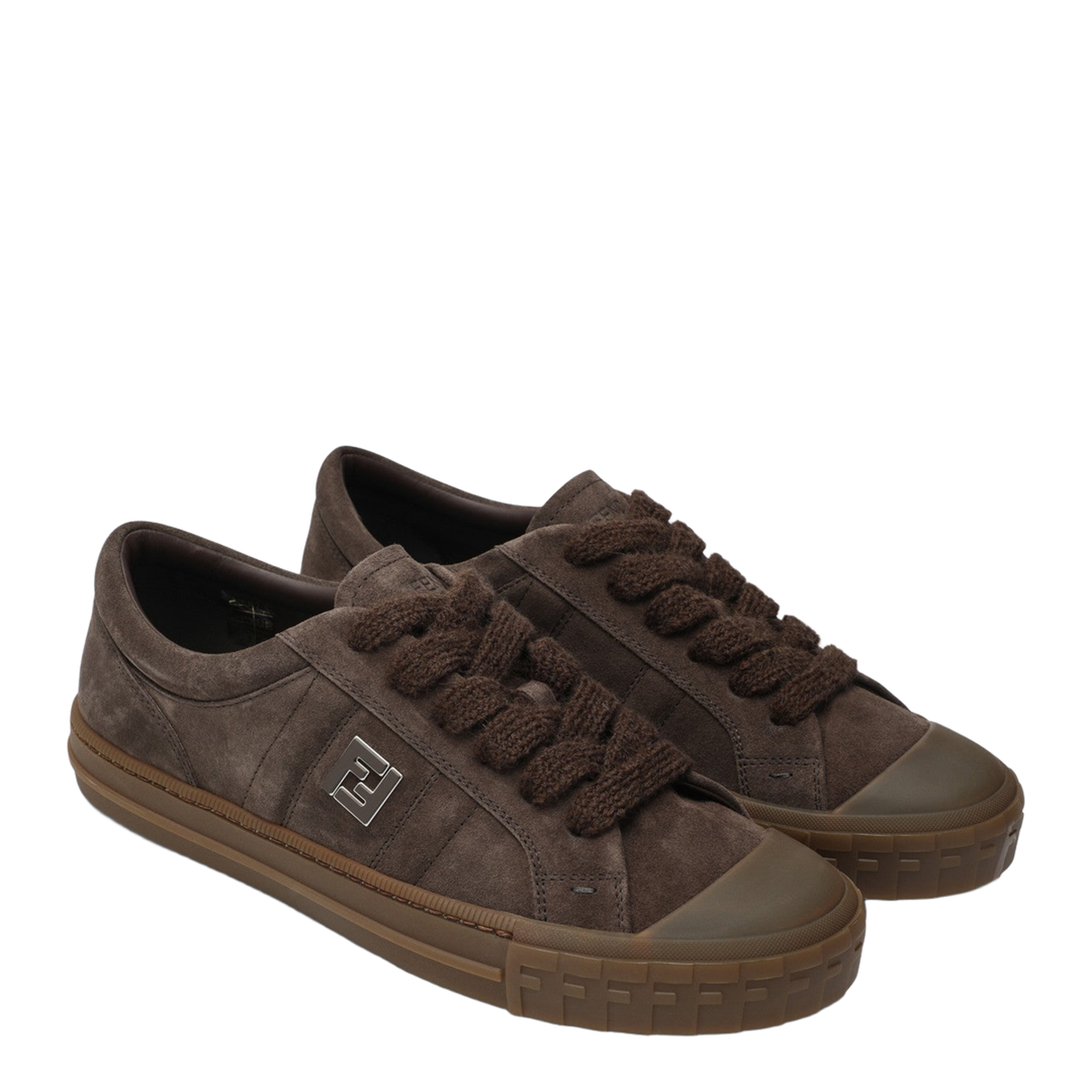 Domino Sneakers Leather Brown - Image 2