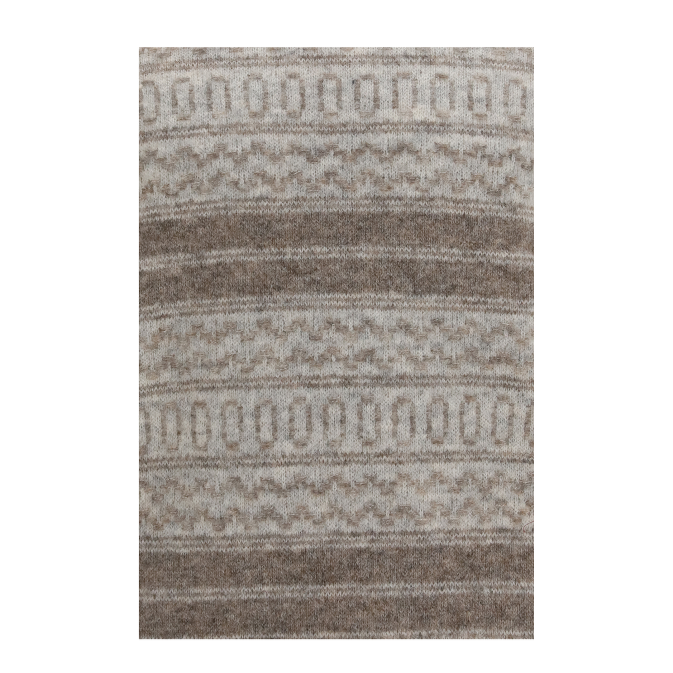Fair Isle Knit Turtleneck Sweater - Image 3