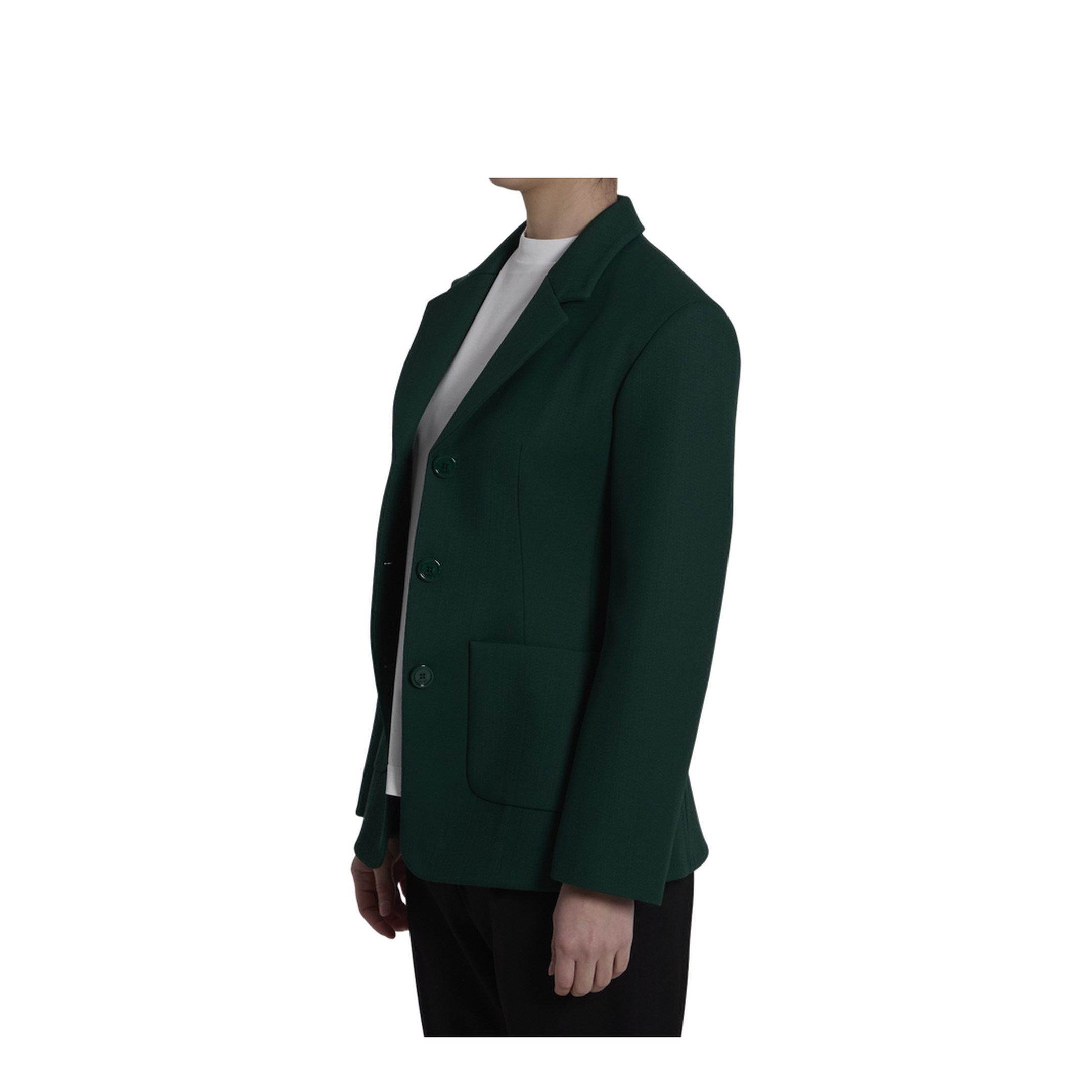 Green Wool Jacket - Image 2