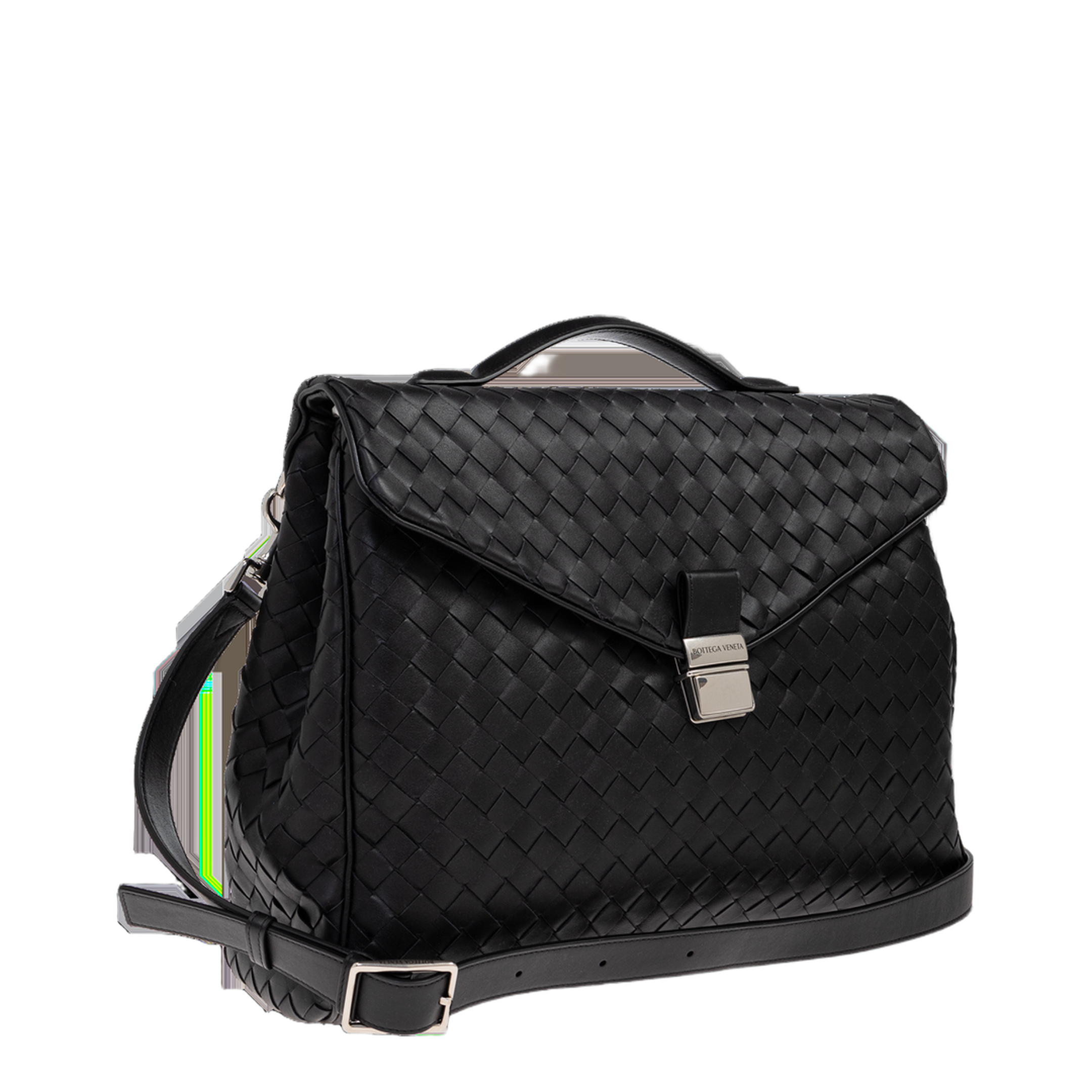 Archivist Calfskin Briefcase - Black - Image 4