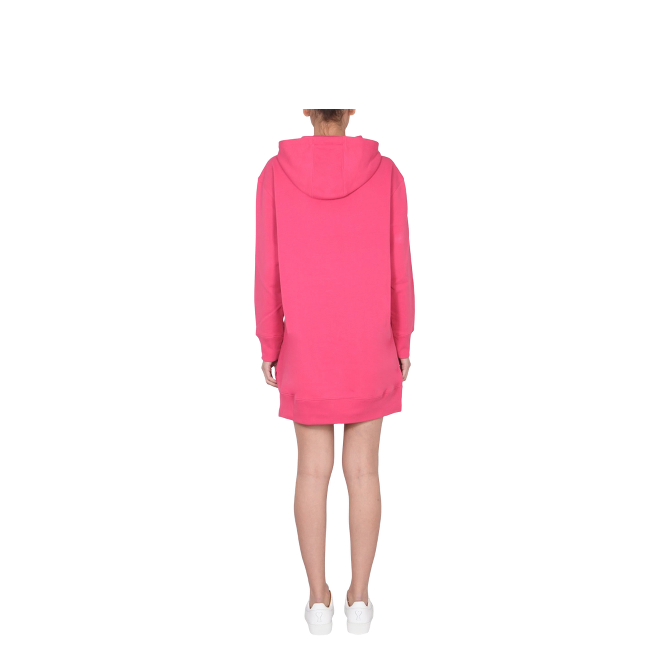 Dress with Multicolor Flocked Logo - Image 3
