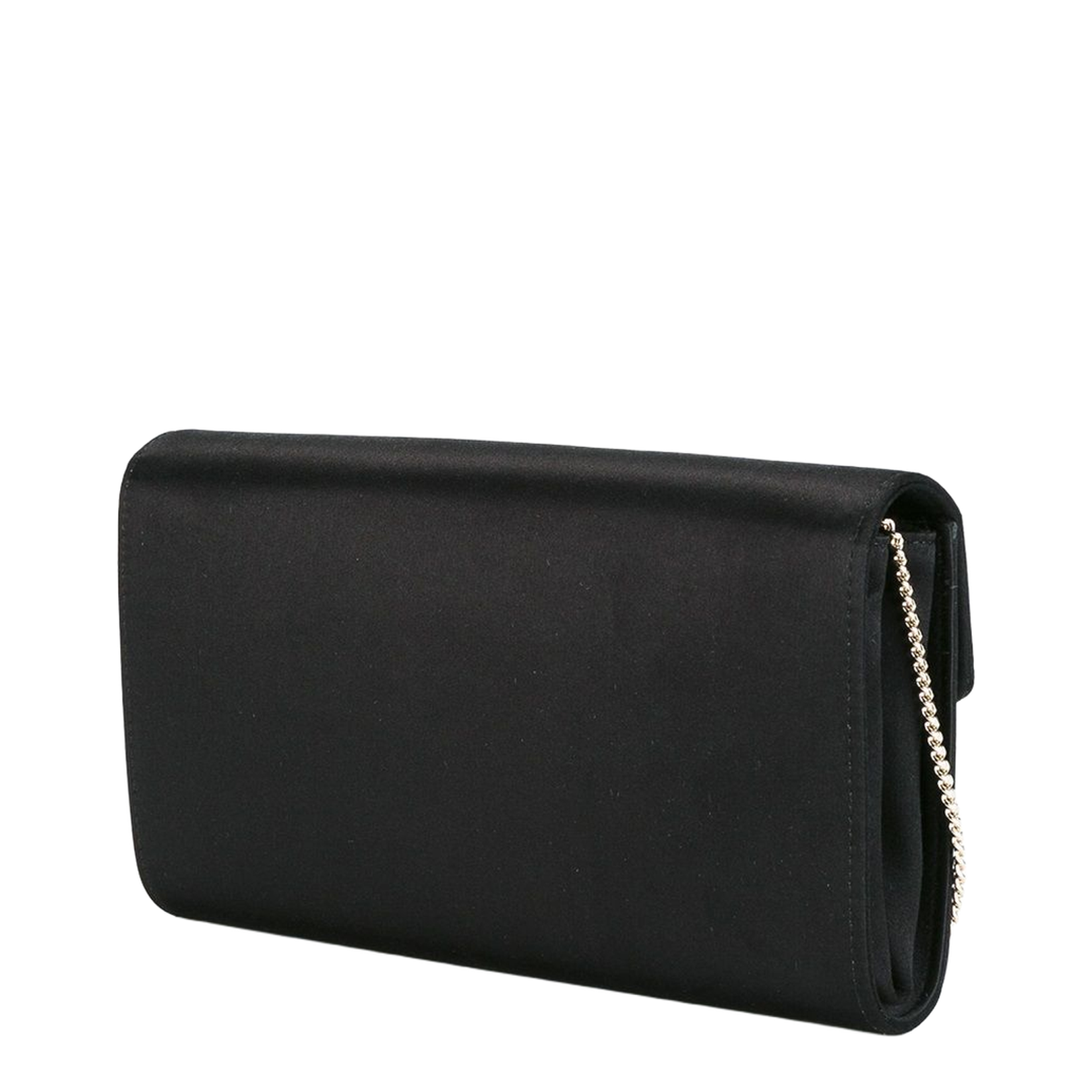 Choc Clutch in Satin - Image 3