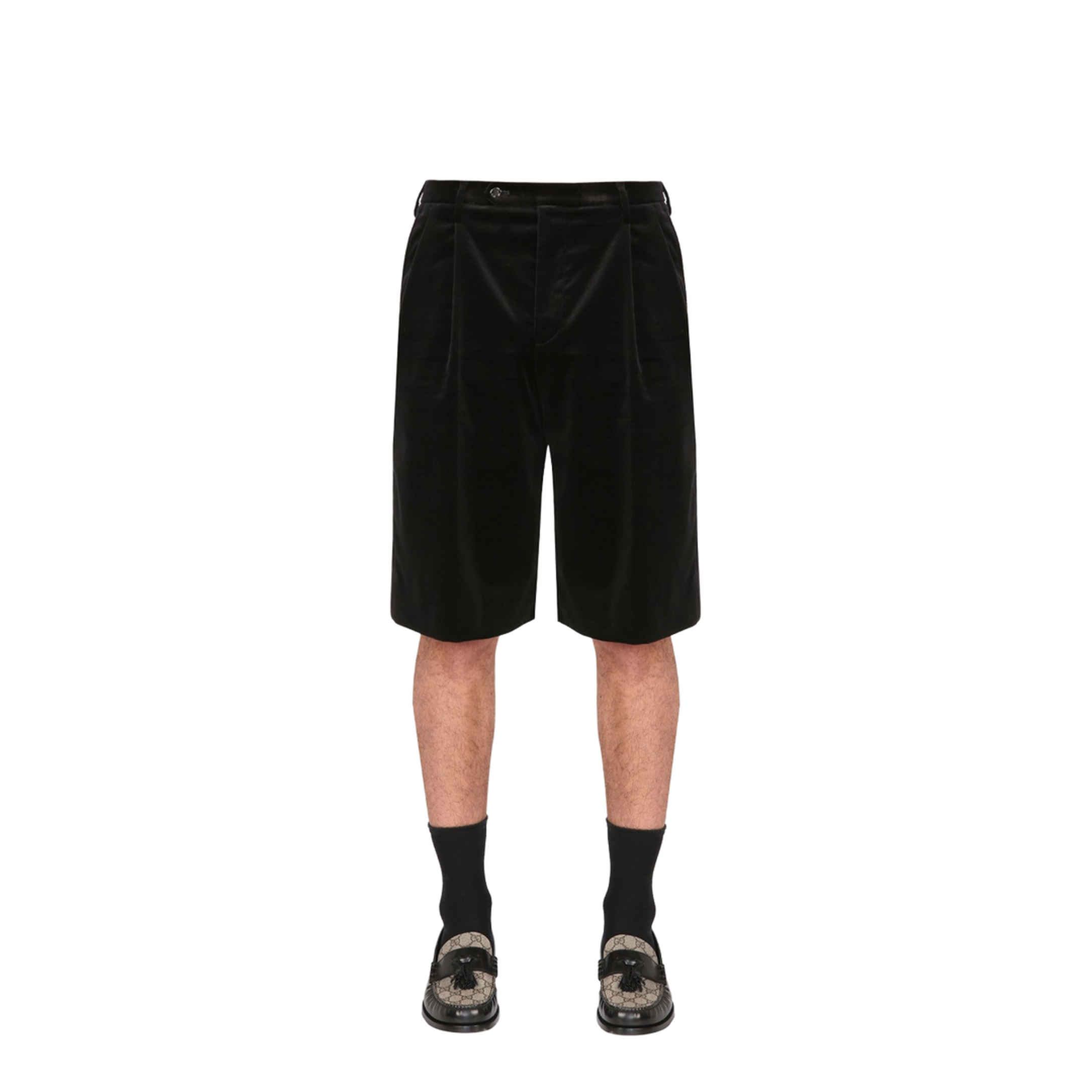 Stretch Velvet Shorts - Image 1