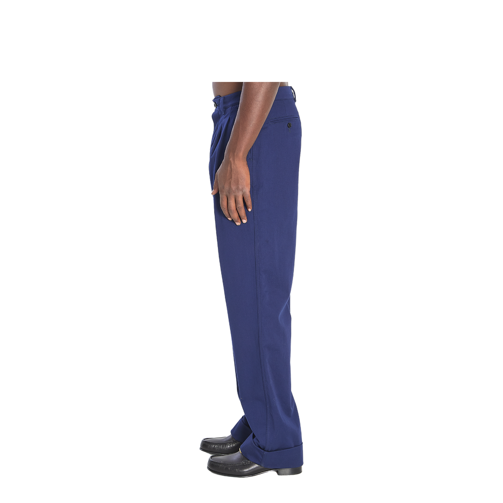Cotton Gabardine Trousers - Image 3