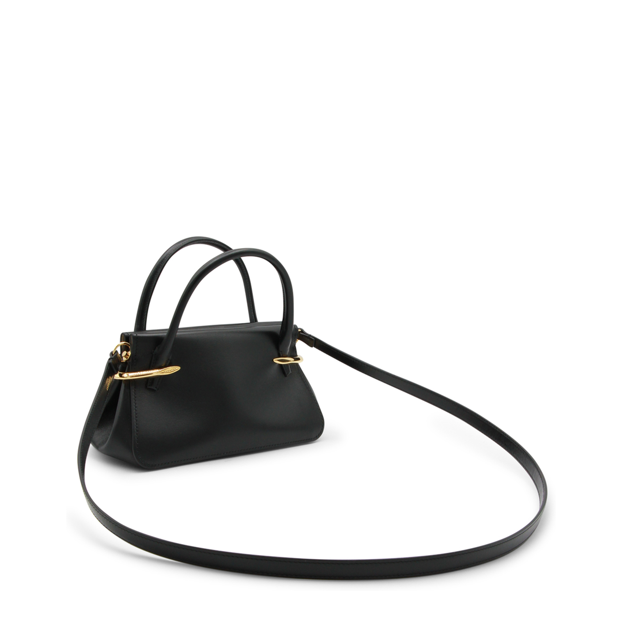 Pinch Mini Calfskin Bag - Black - Image 3