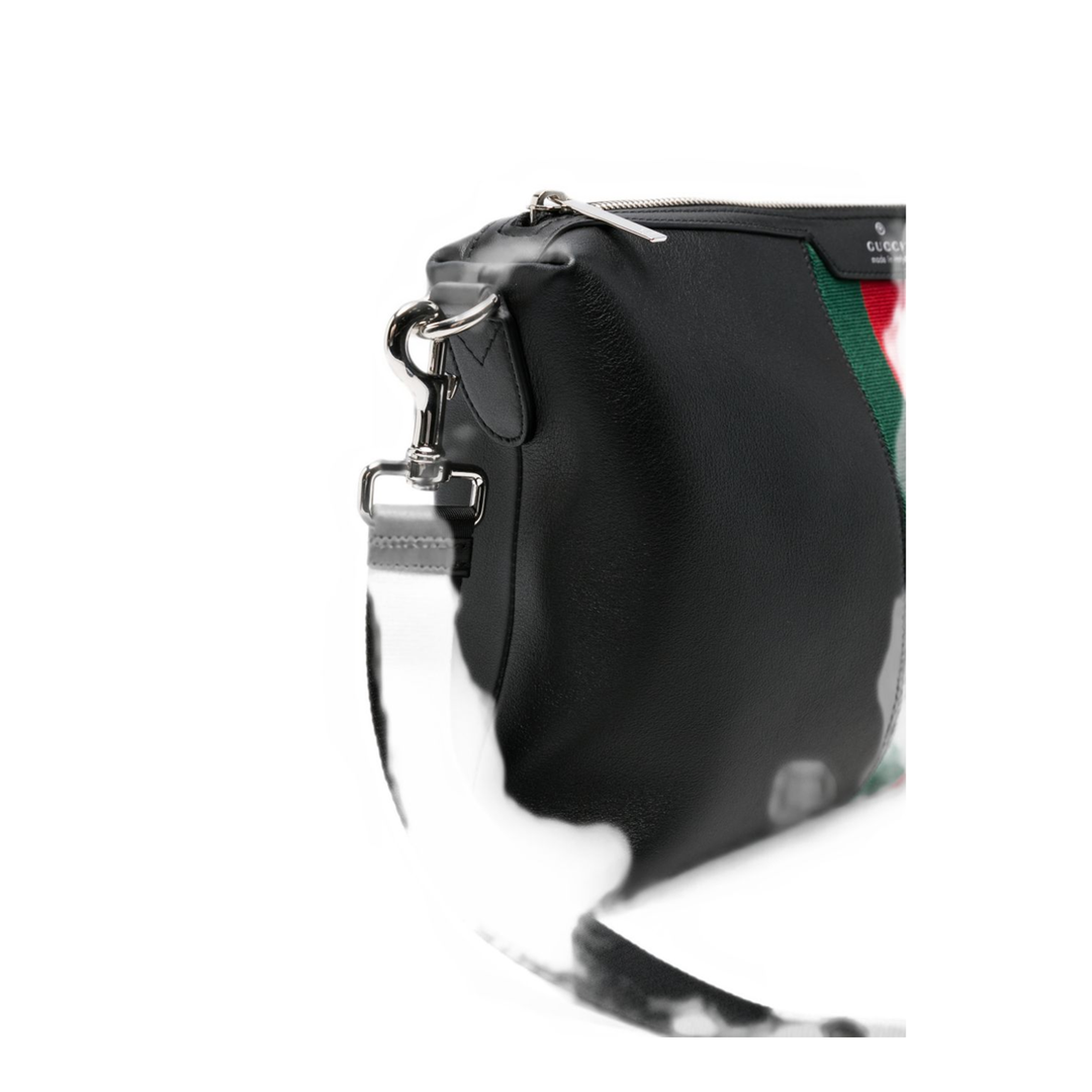 Mini Soft Leather Crossbody - Black - Image 3