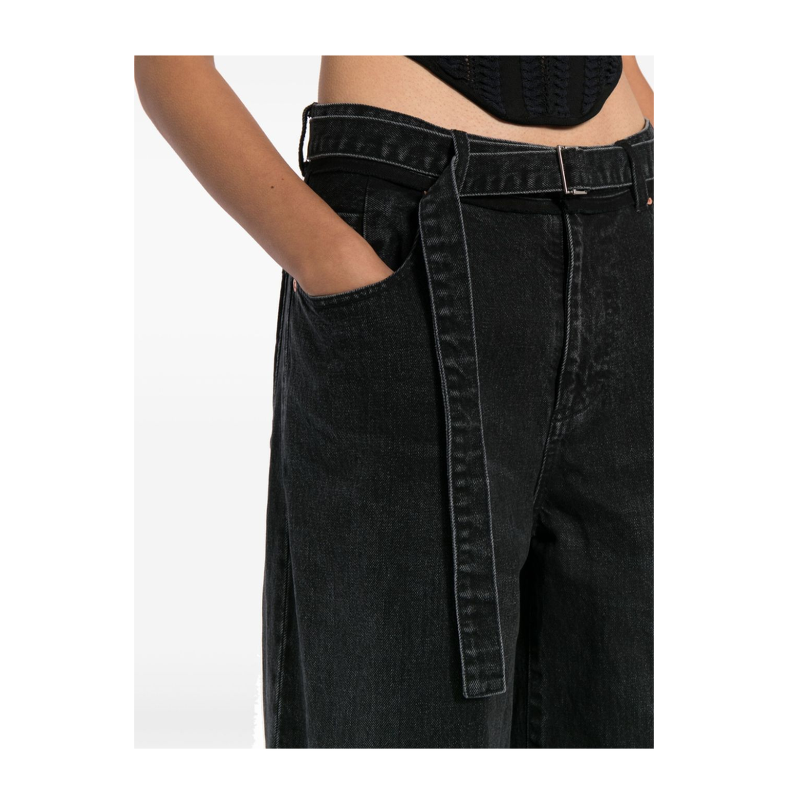 Wide-leg Denim Jeans - Image 3