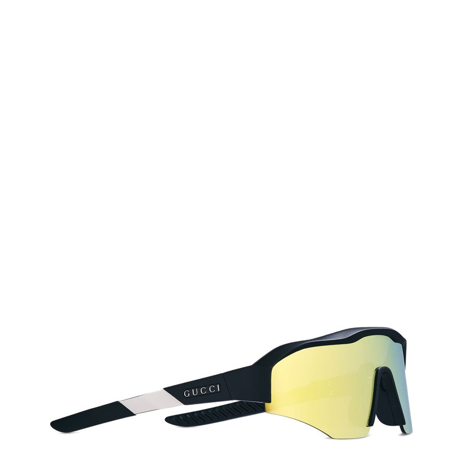 Rectangular Frame Sunglasses in Black - Image 2