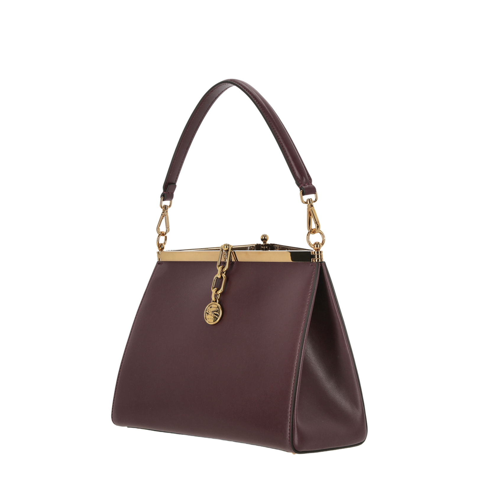 Vela M Hand Bag Leather Brown - Image 2