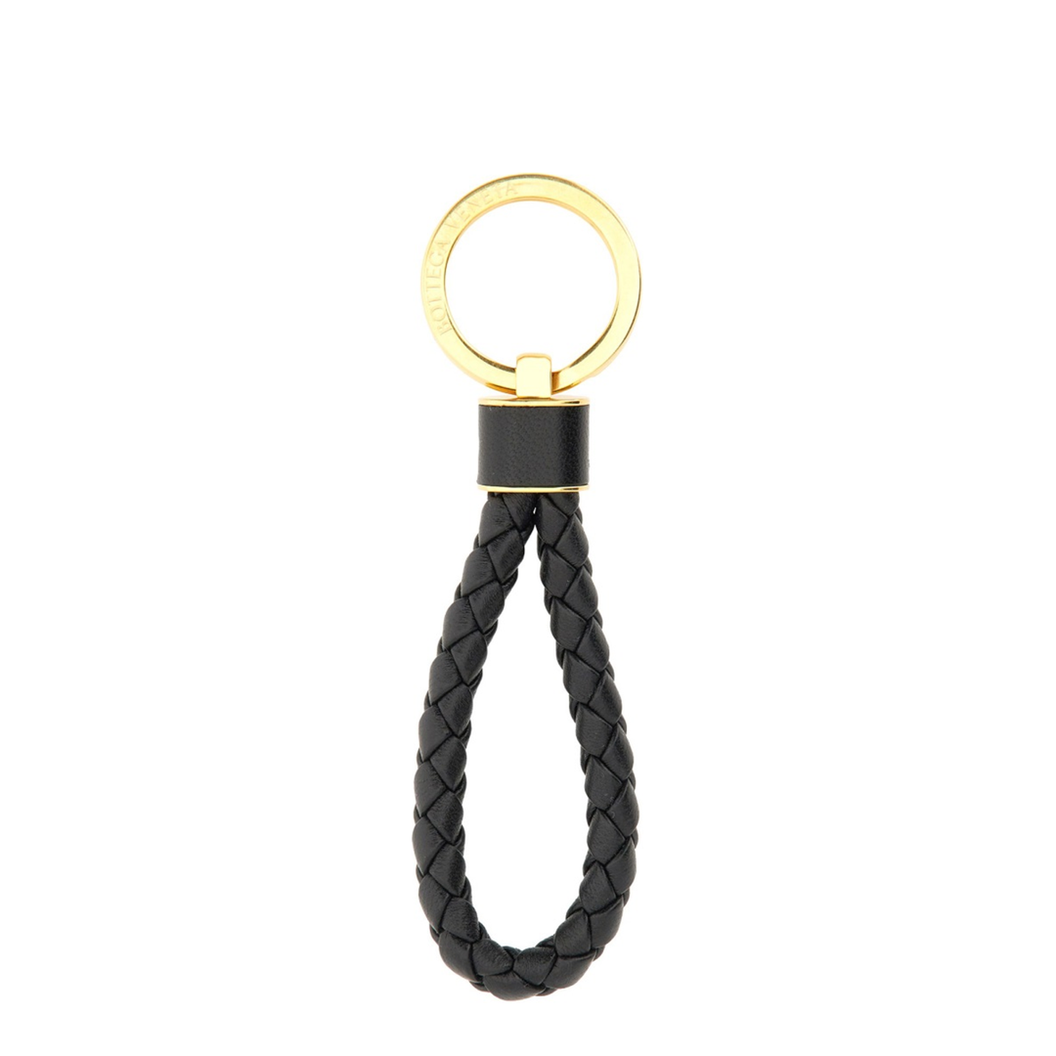 Intreccio Key Ring in Black - Image 1