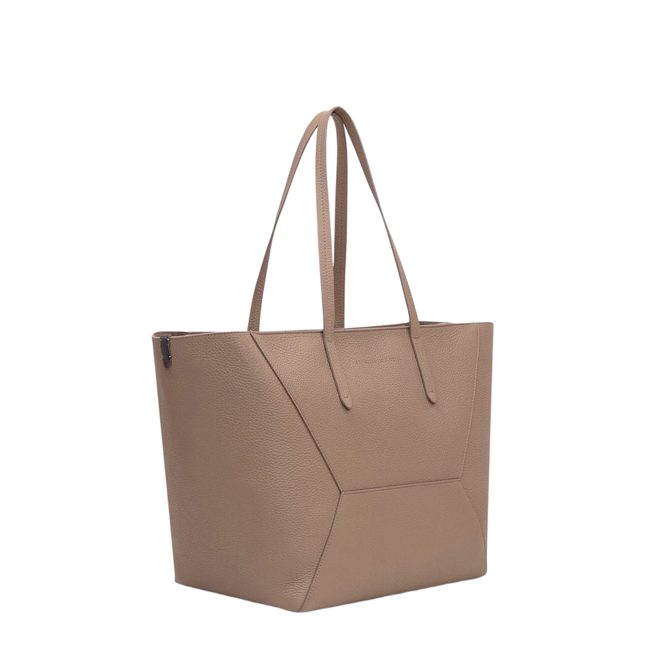 Duo Medium Leather Shoulder Bags - Brown - Image 2