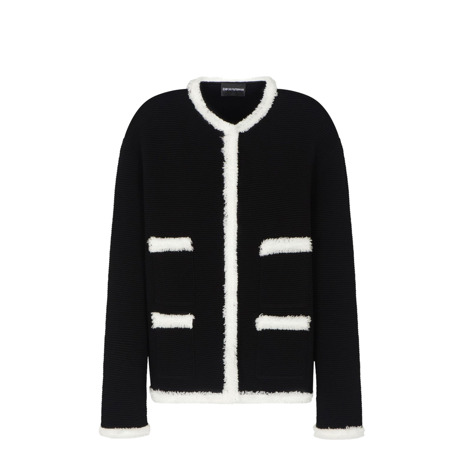 Crewneck Blazer Jacket - Image 1