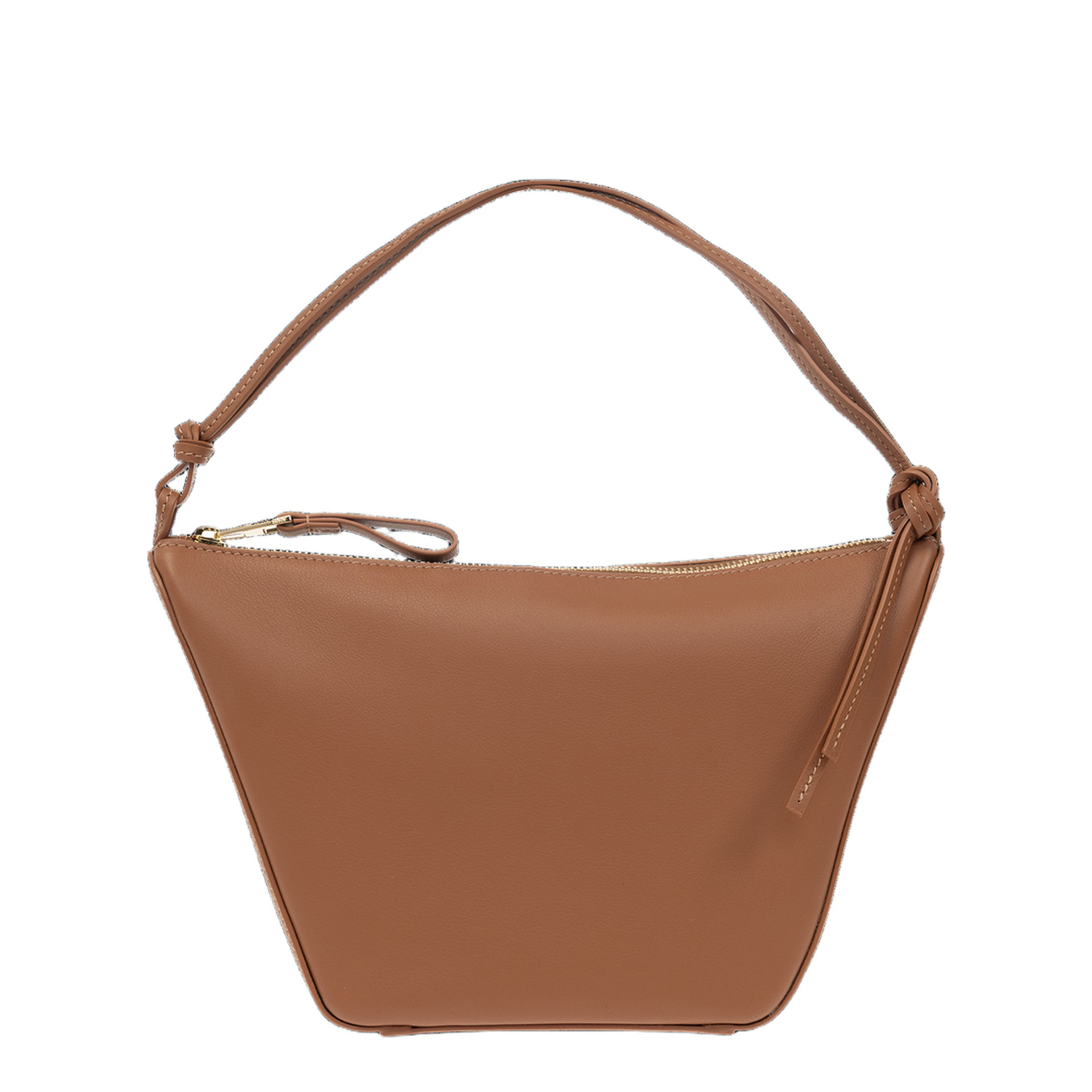 Mini Hammock Calfskin Hobo - Tan - Image 1