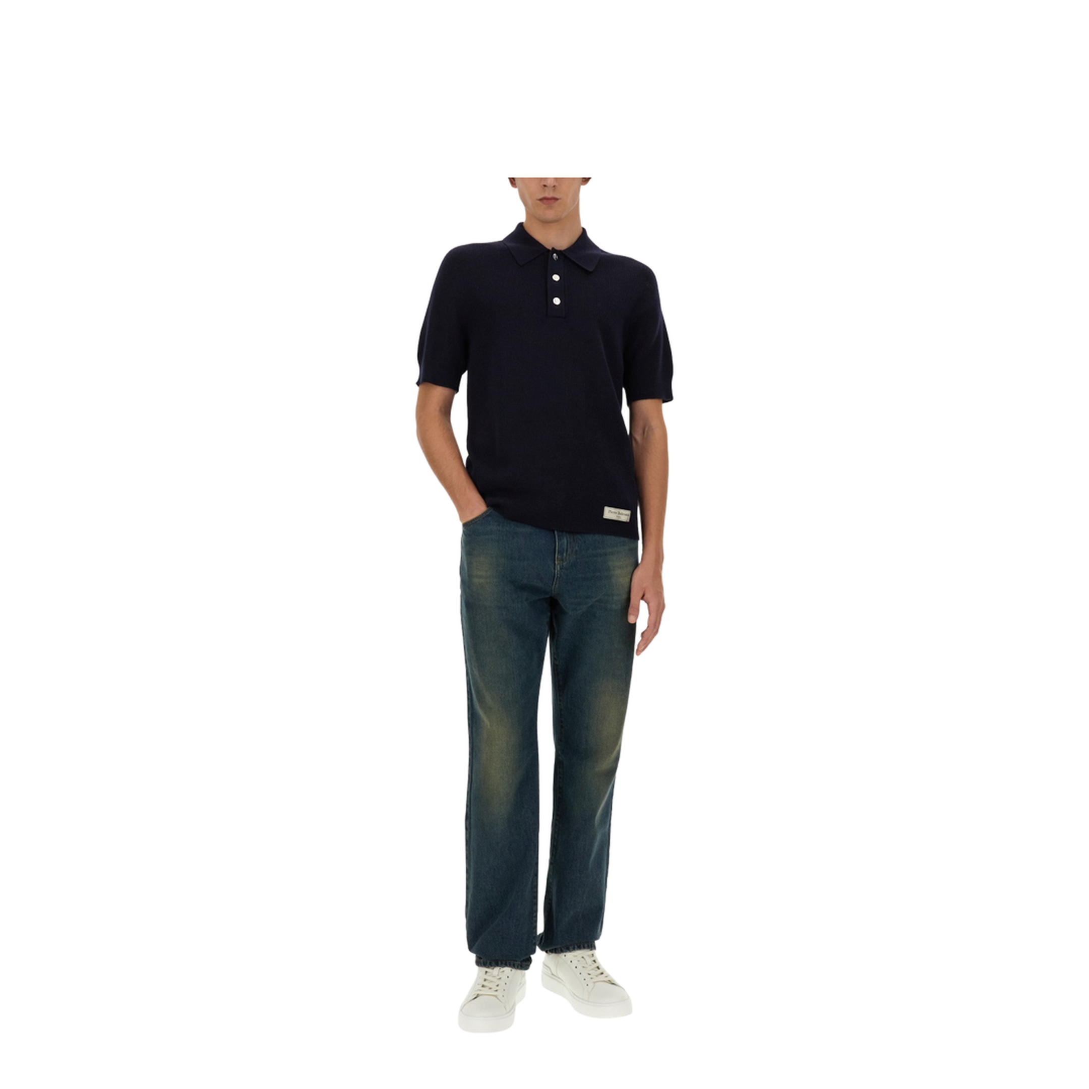 Merino Wool Polo Shirt - Image 2