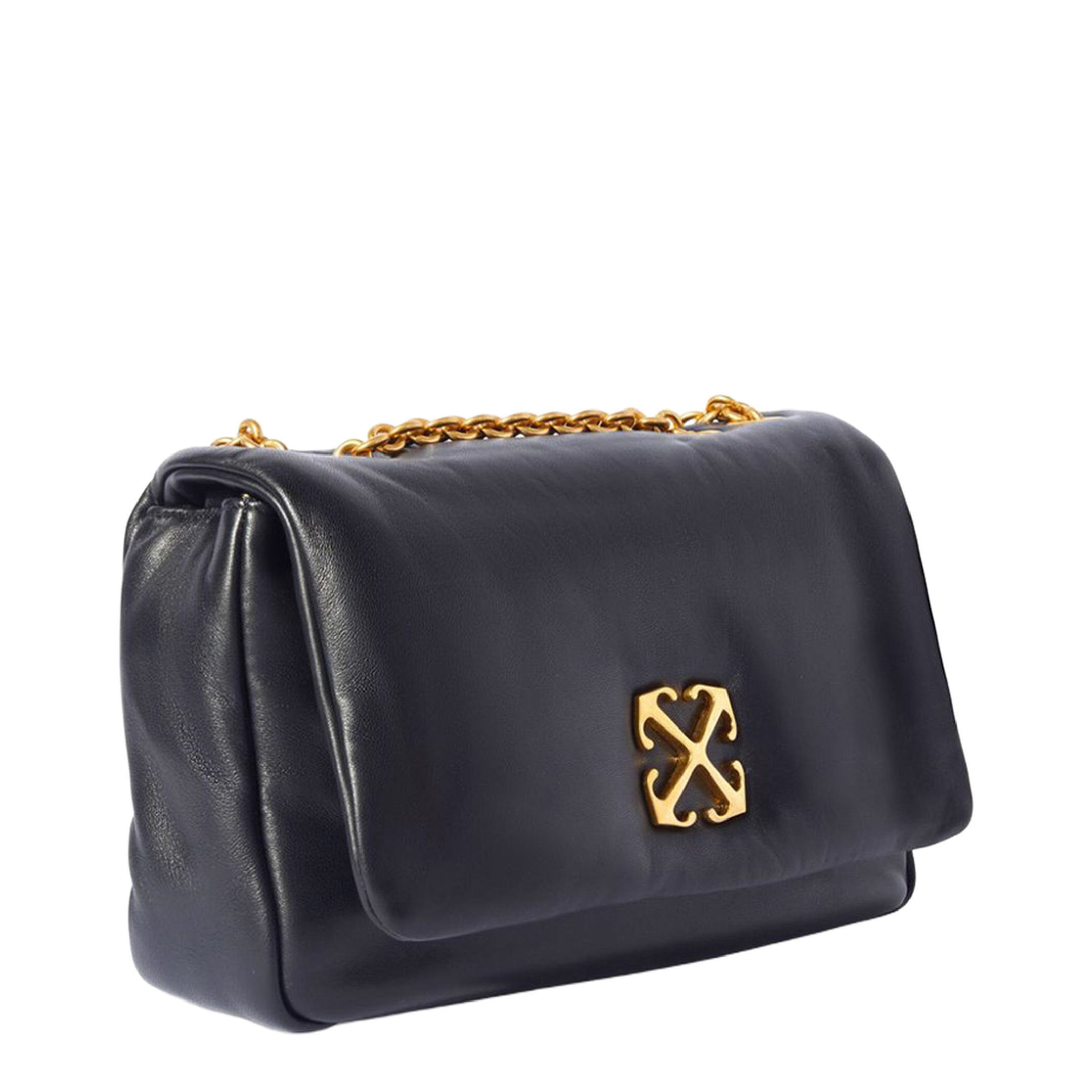 Jitney Puffer Shoulder Bag Black - Image 2