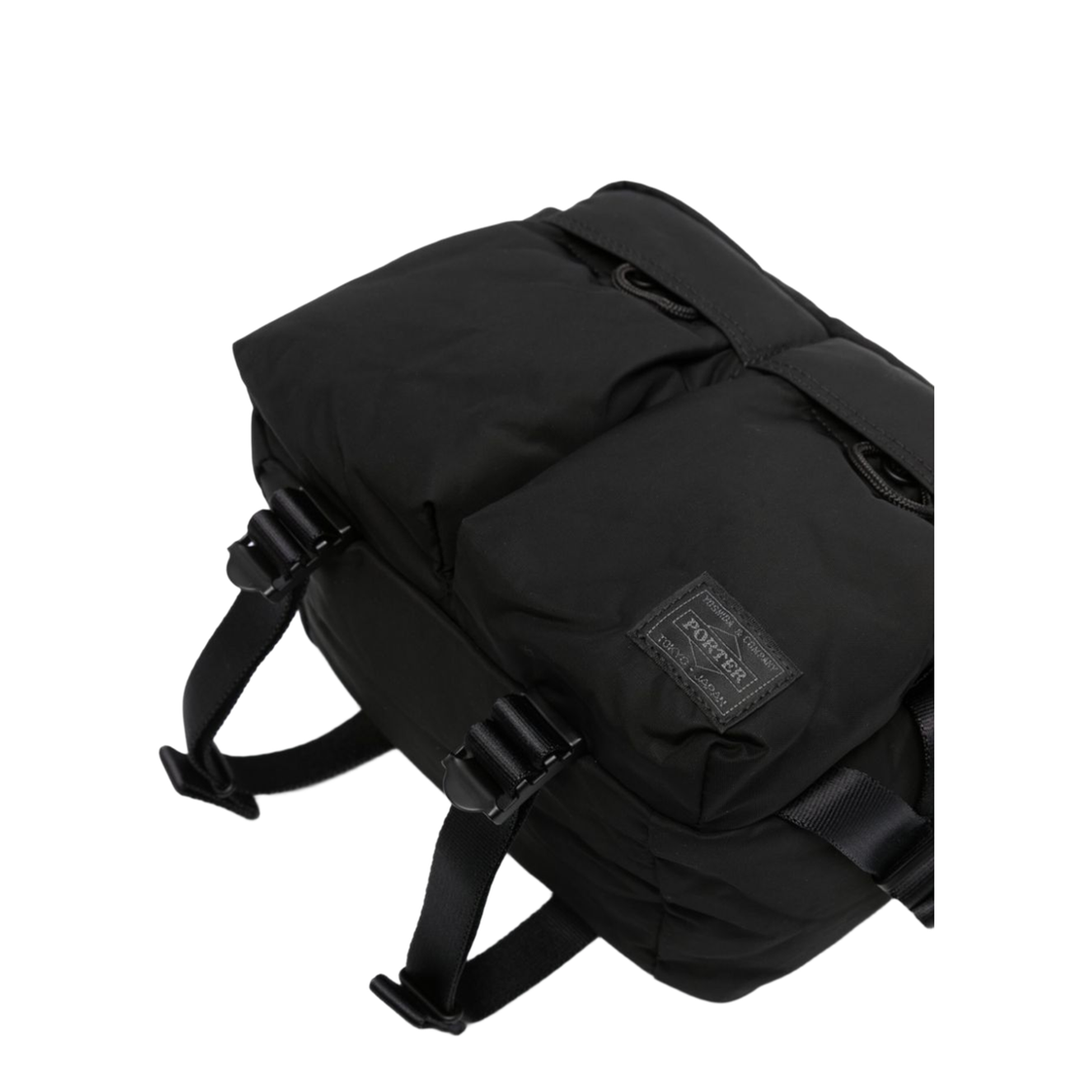 Senses Medium Nylon Messenger Bag - Black - Image 5