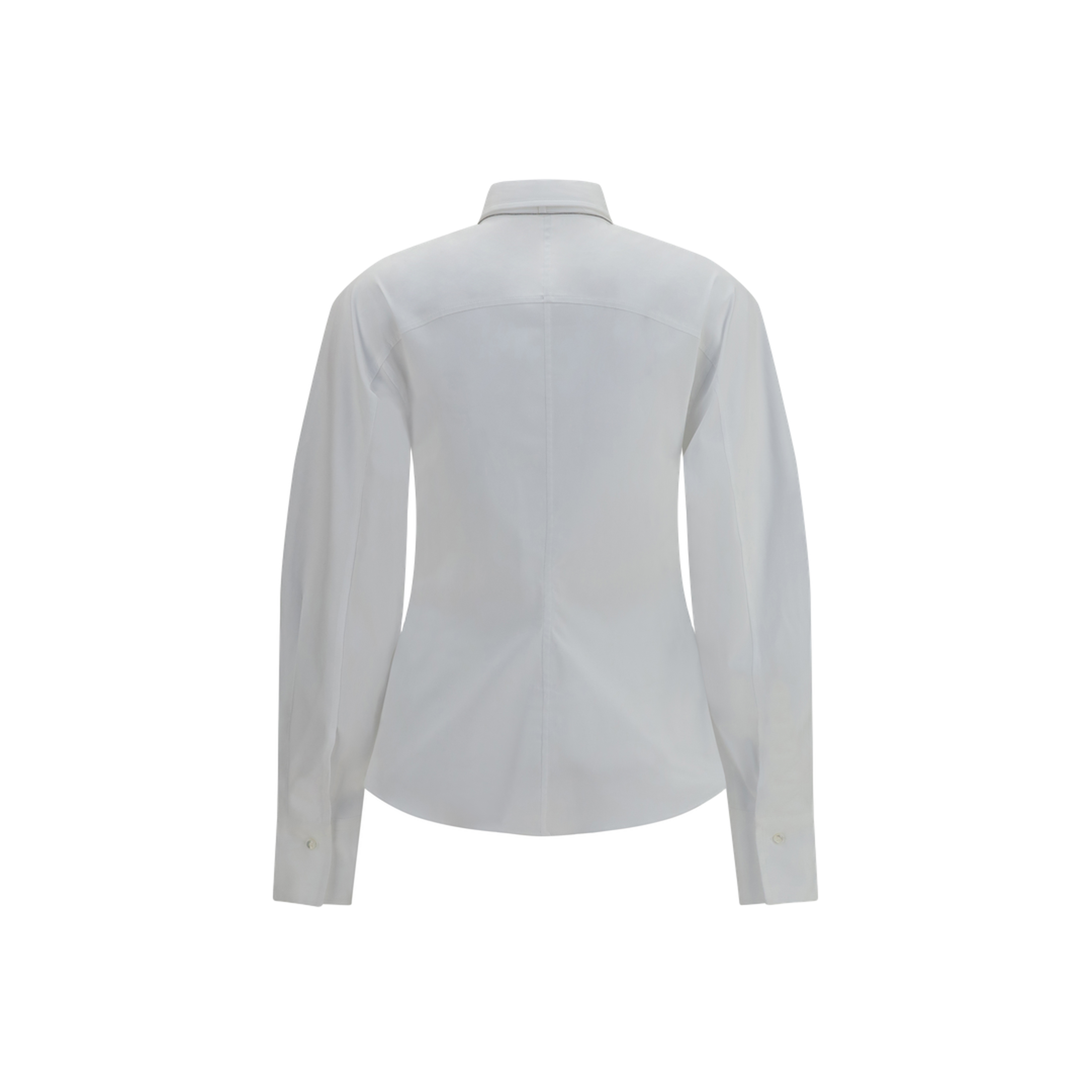 Cotton Blend Shirt with Tie - Image 2