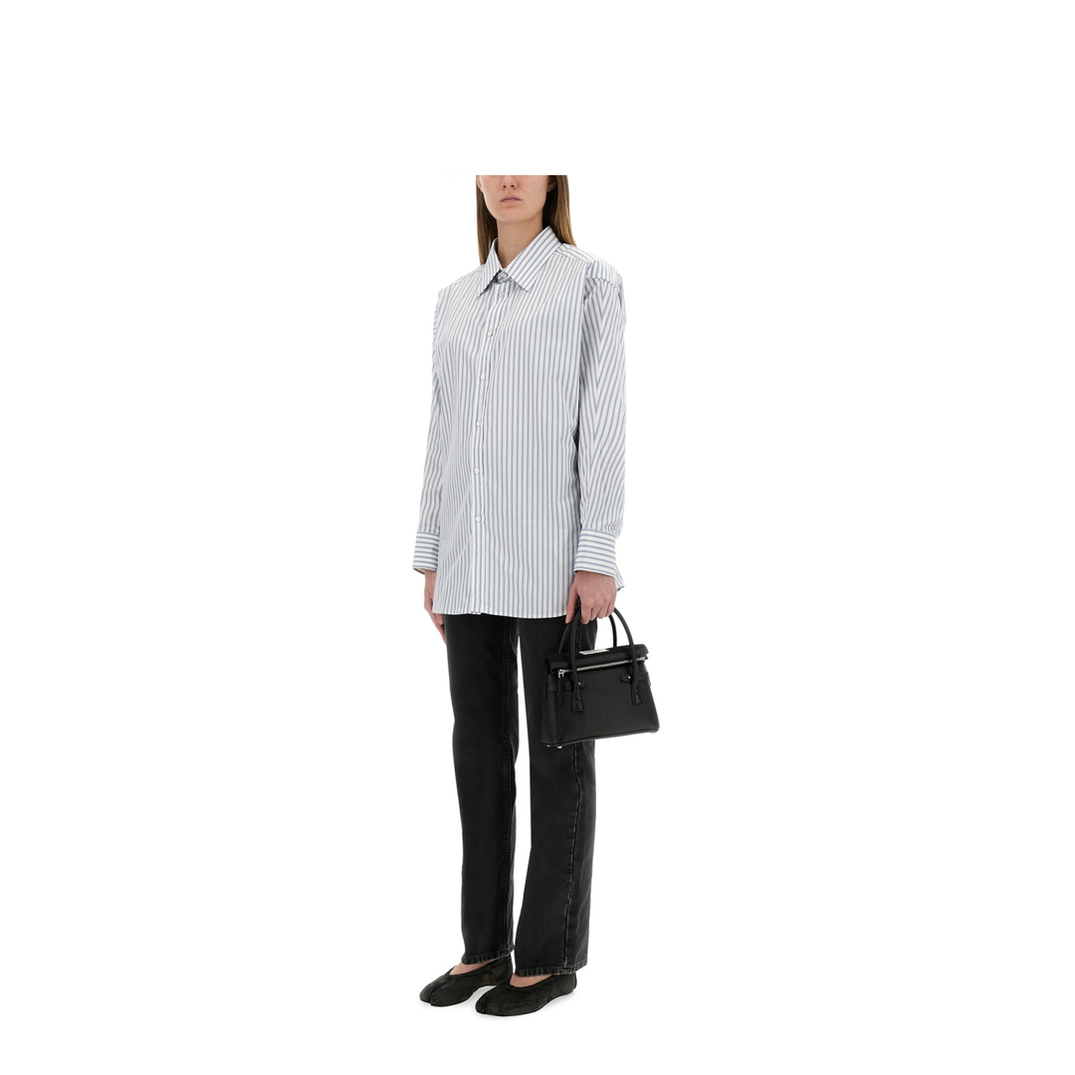 Striped Cotton Shirt - Image 2