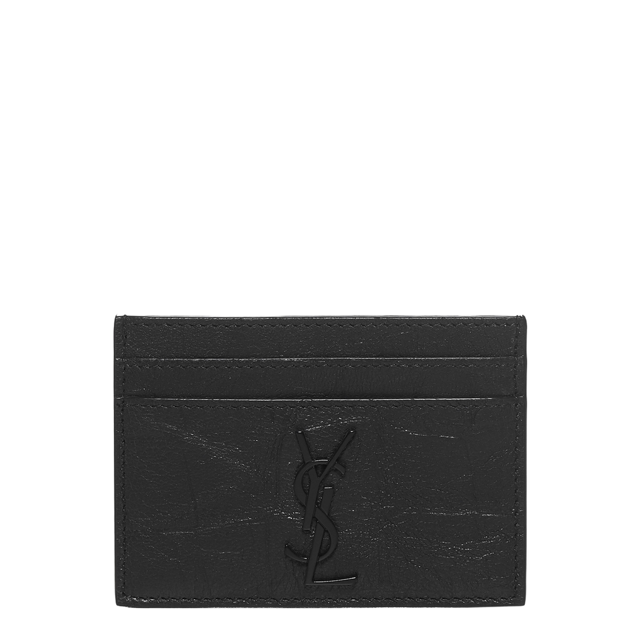 Card Case with Metal Logo - Image 1