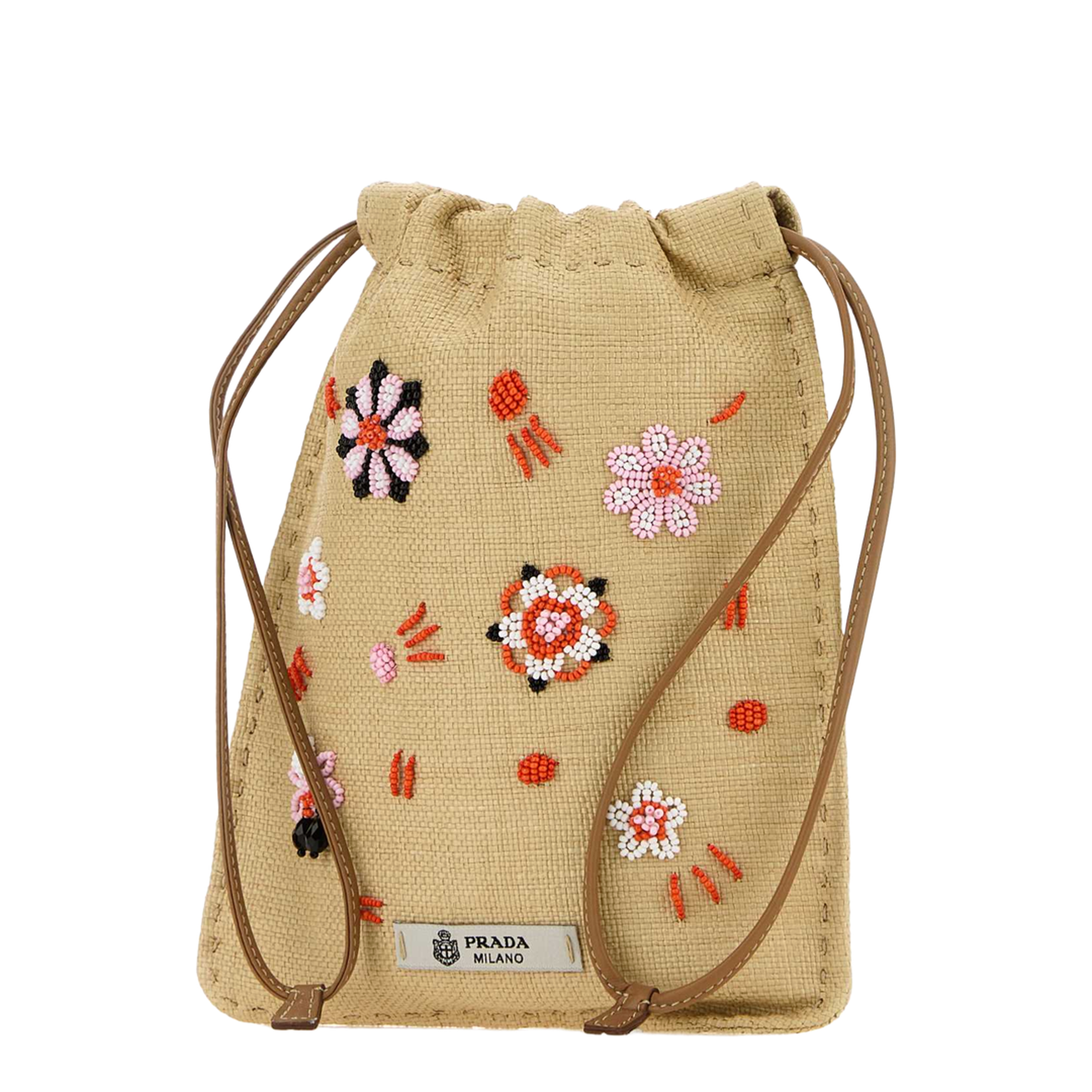 Beige Canvas Phone Holder - Image 2