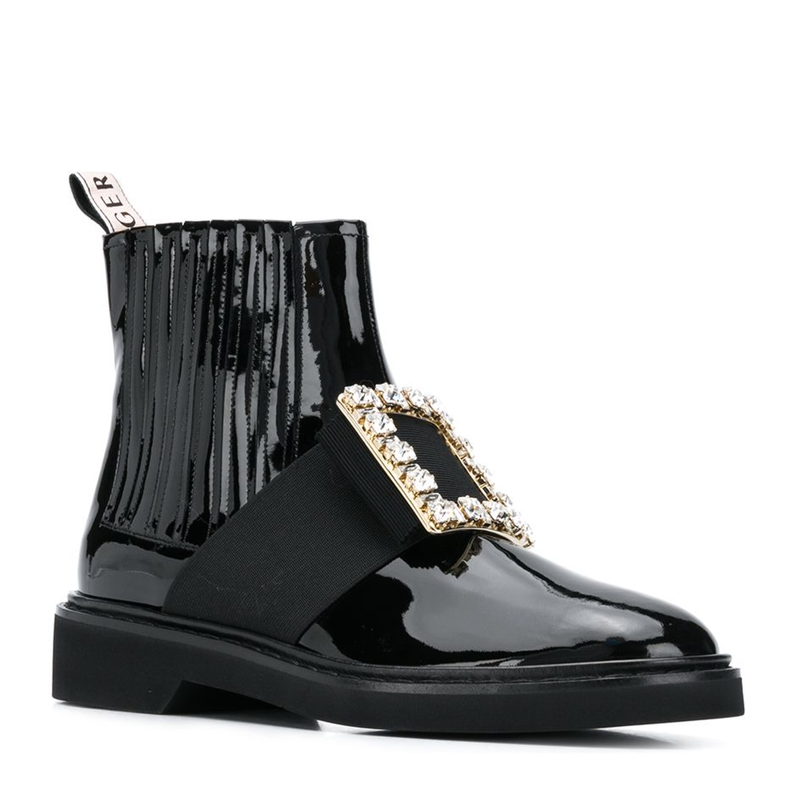 Chelsea Booties in Patent Leather - Image 4