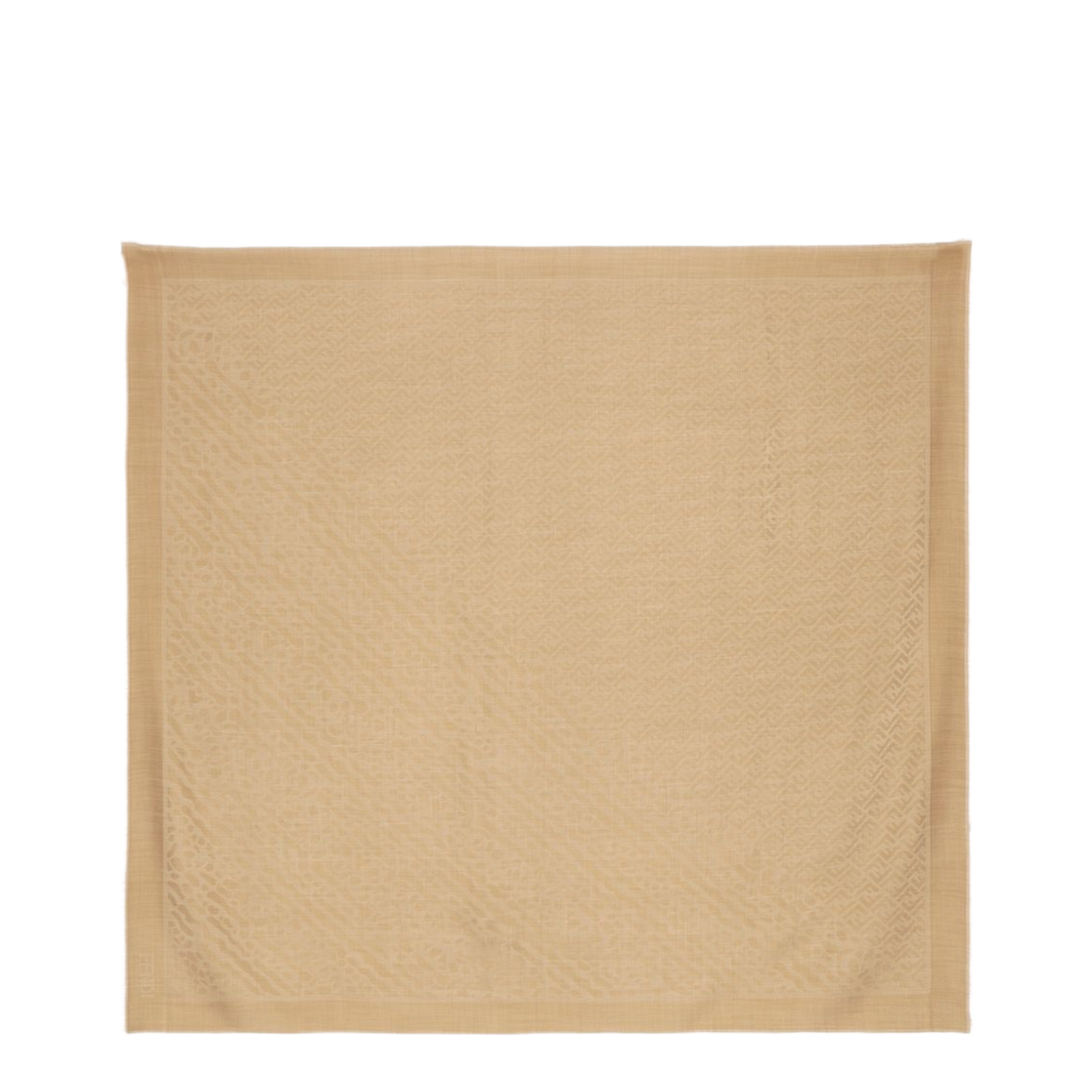 Shawl Wool and Silk Brown - Image 1