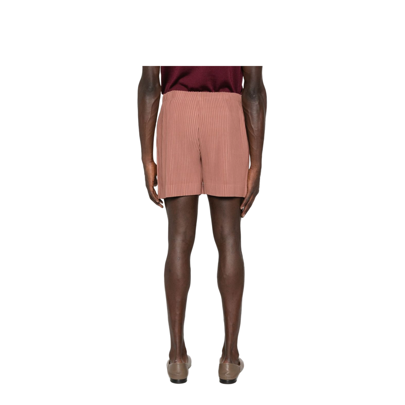 Pink Plisse Fabric Pull-On Style - Image 2