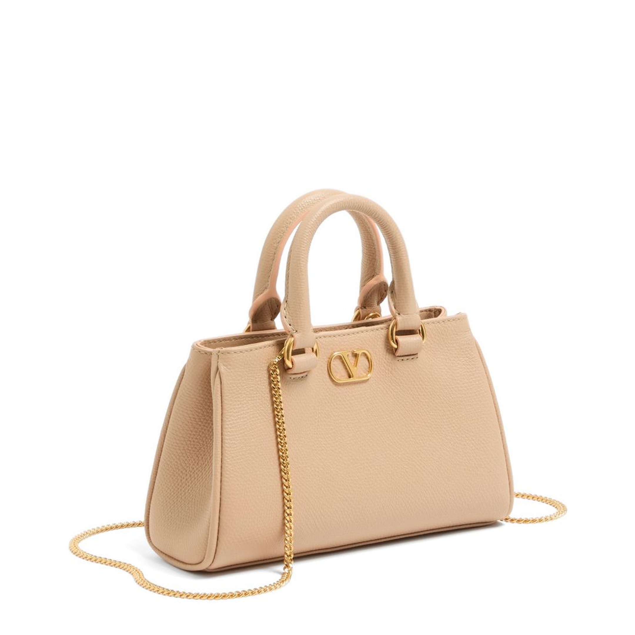 VLogo Signature Mini Calfskin Mini Bag - Pink - Image 2