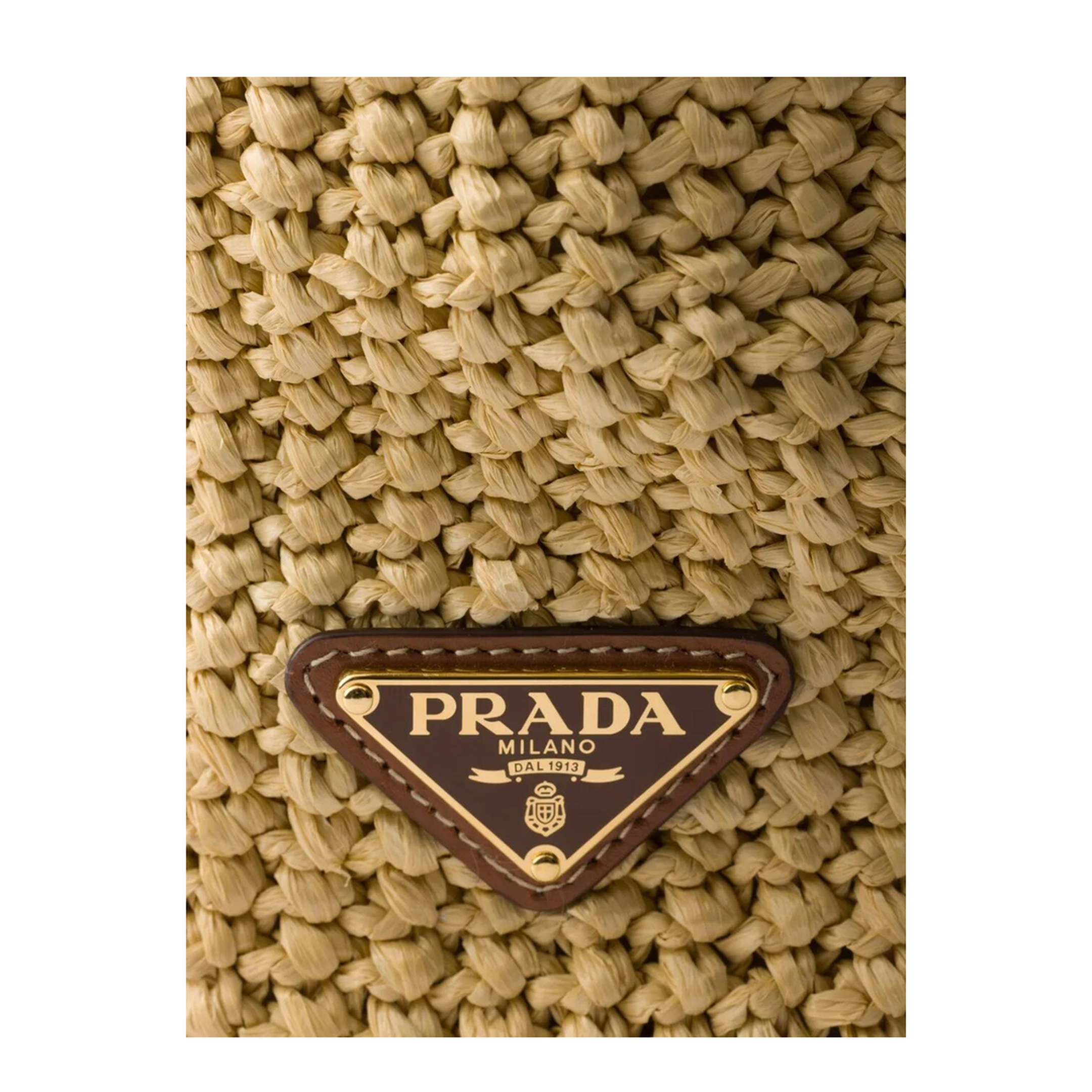 Crochet Raffia Tote Bags - Tan - Image 3