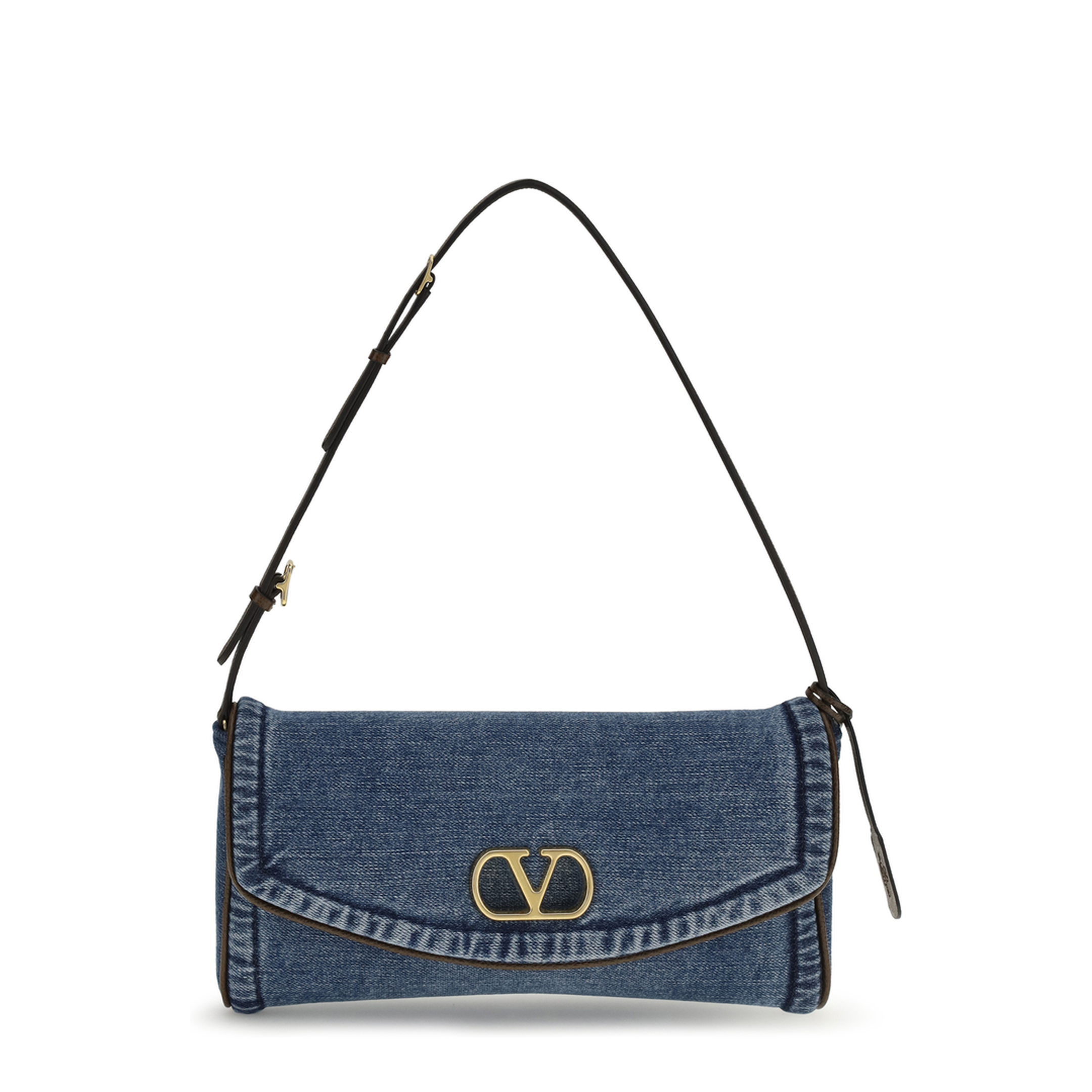 Small Shoulder Bag in Denim - Image 1