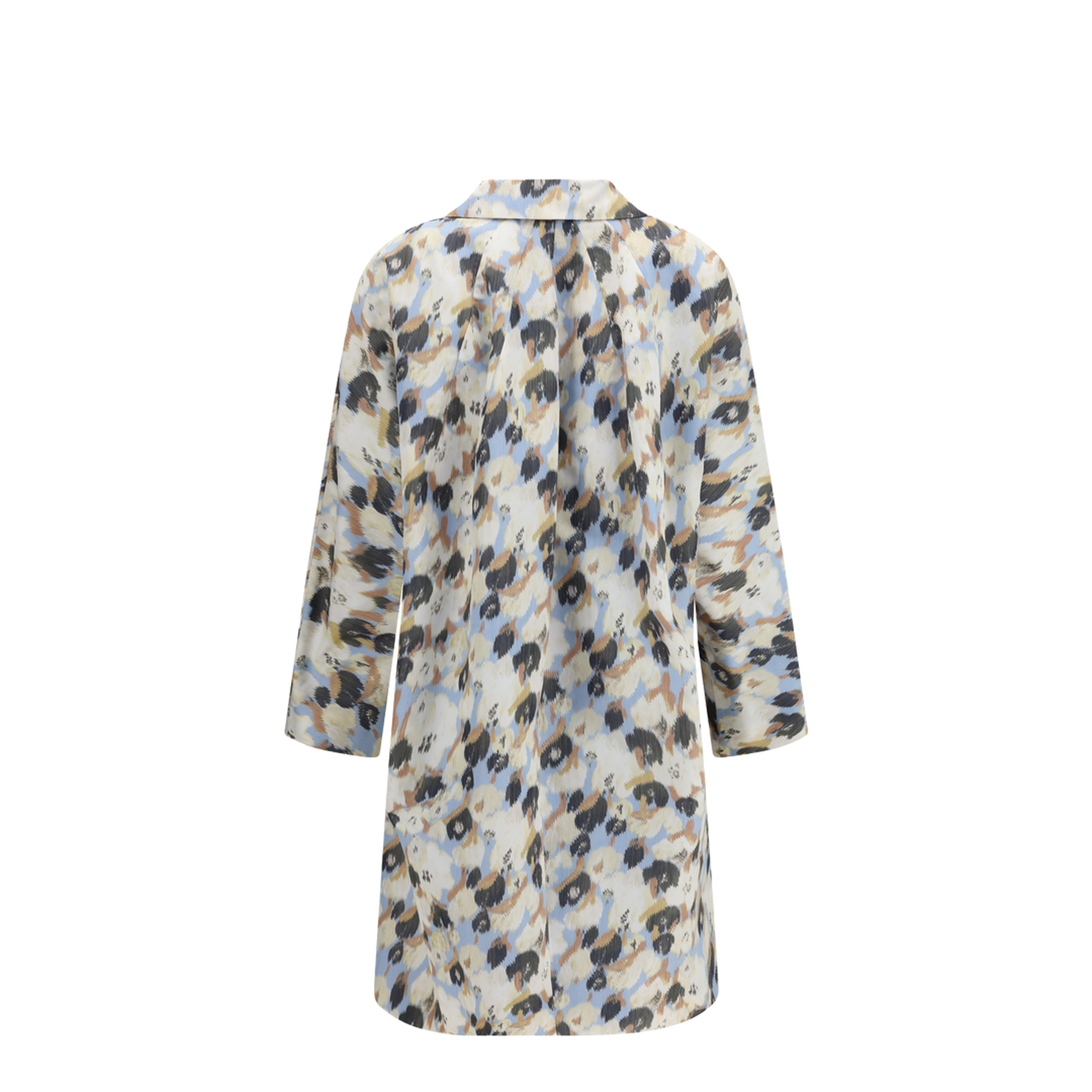 Printed Button Parka Coat - Image 2