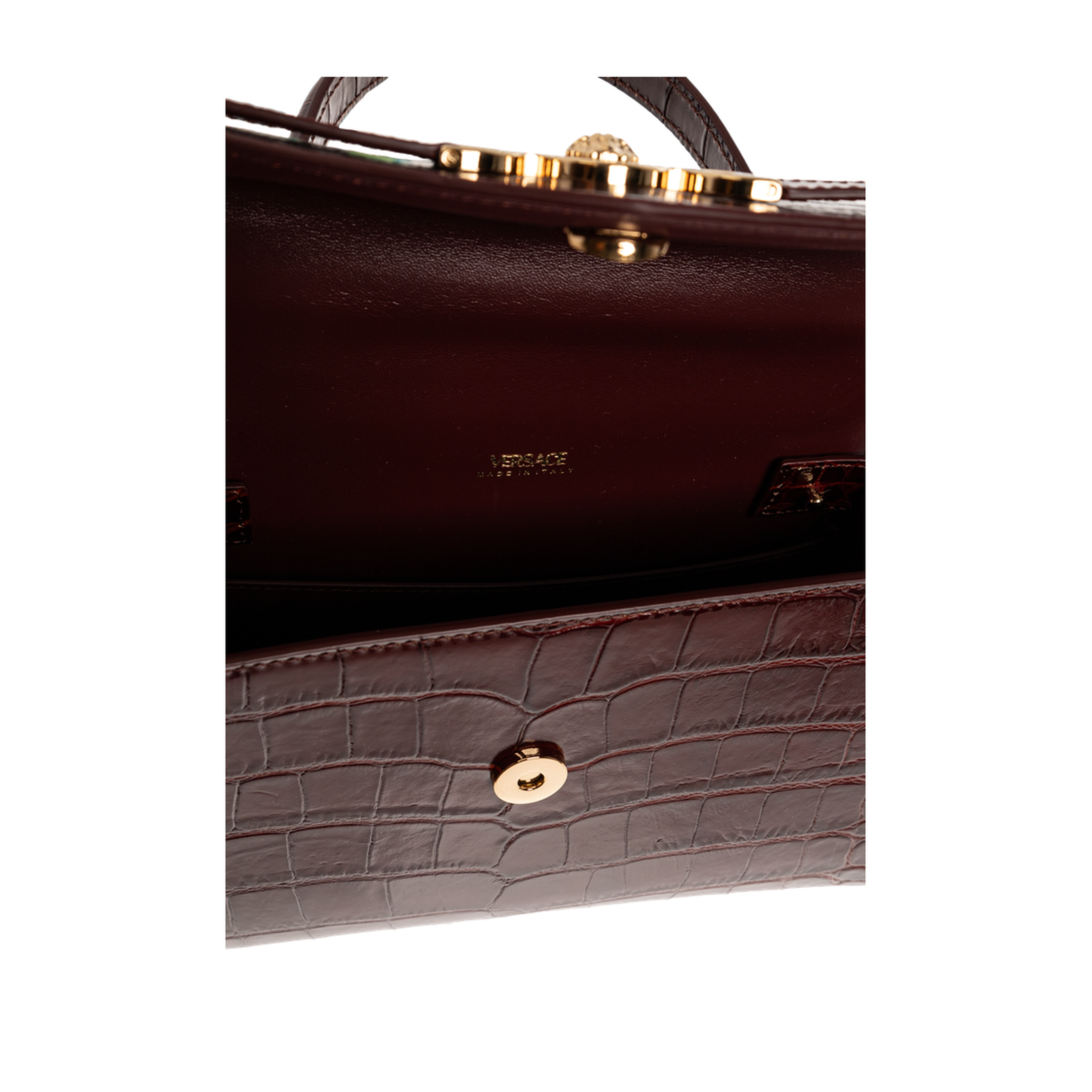 Medusa 95 Hand Bag Leather Red - Image 3