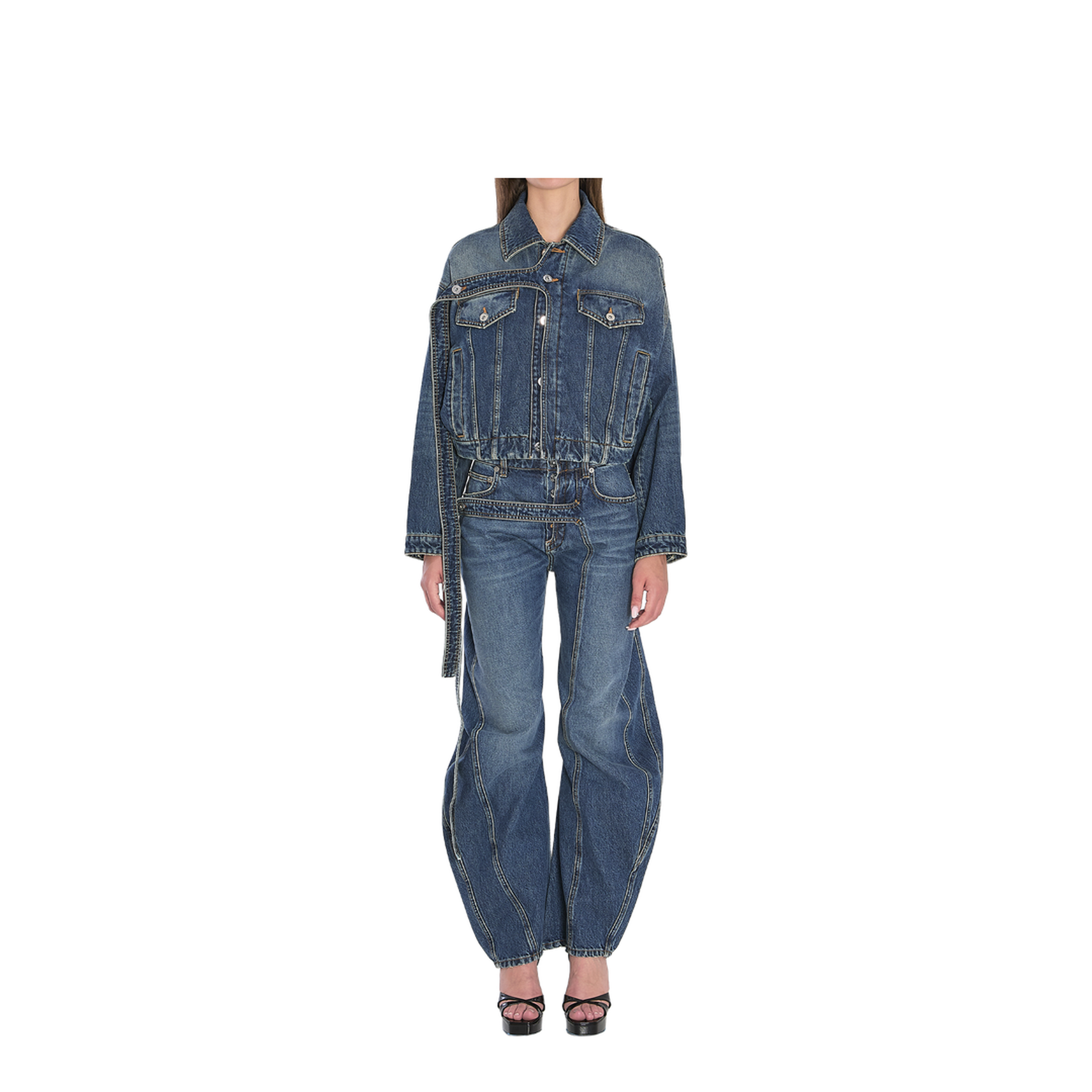 Strap jeans in denim - Image 5