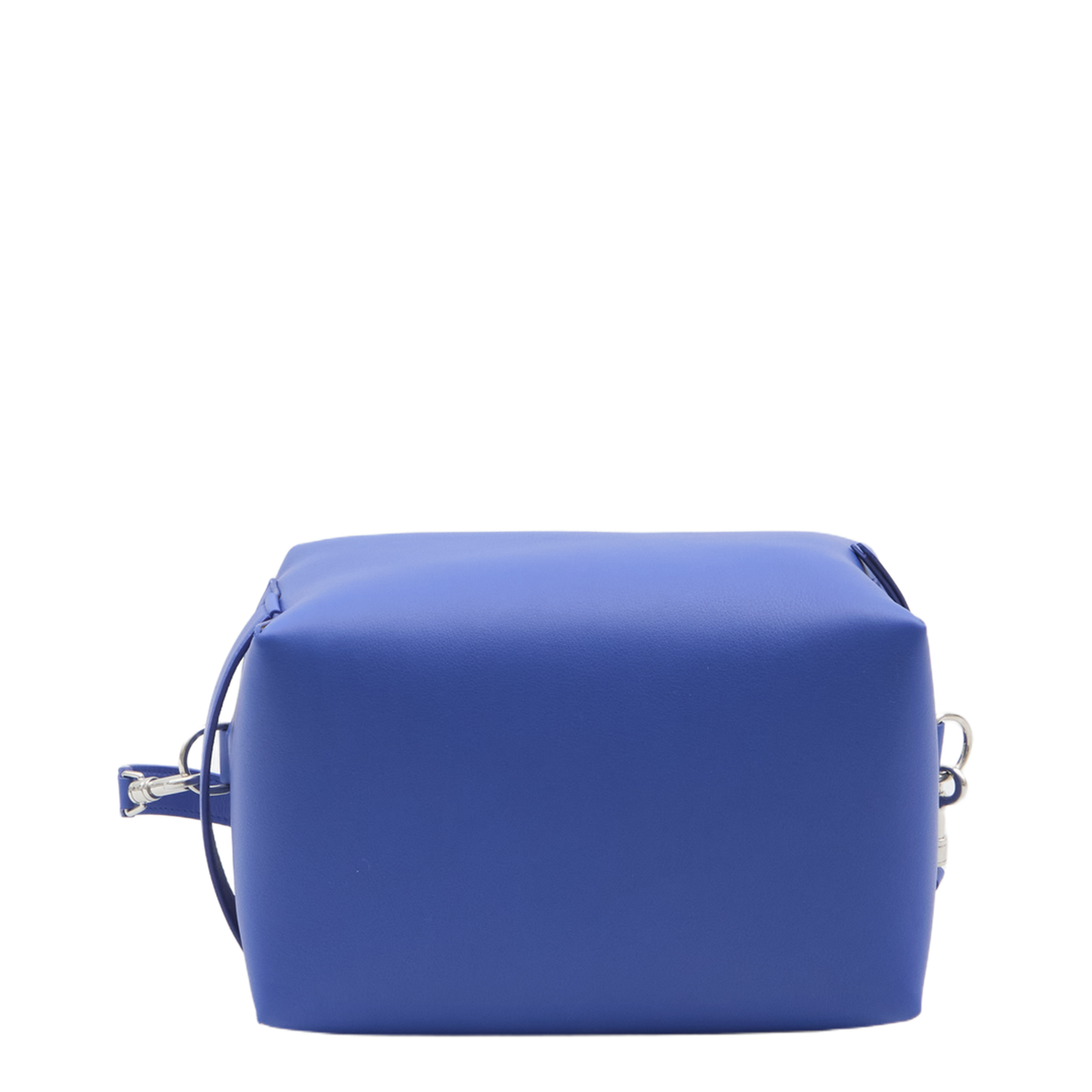 Take Away Messenger Leather Crossbody Bag - Blue - Image 3