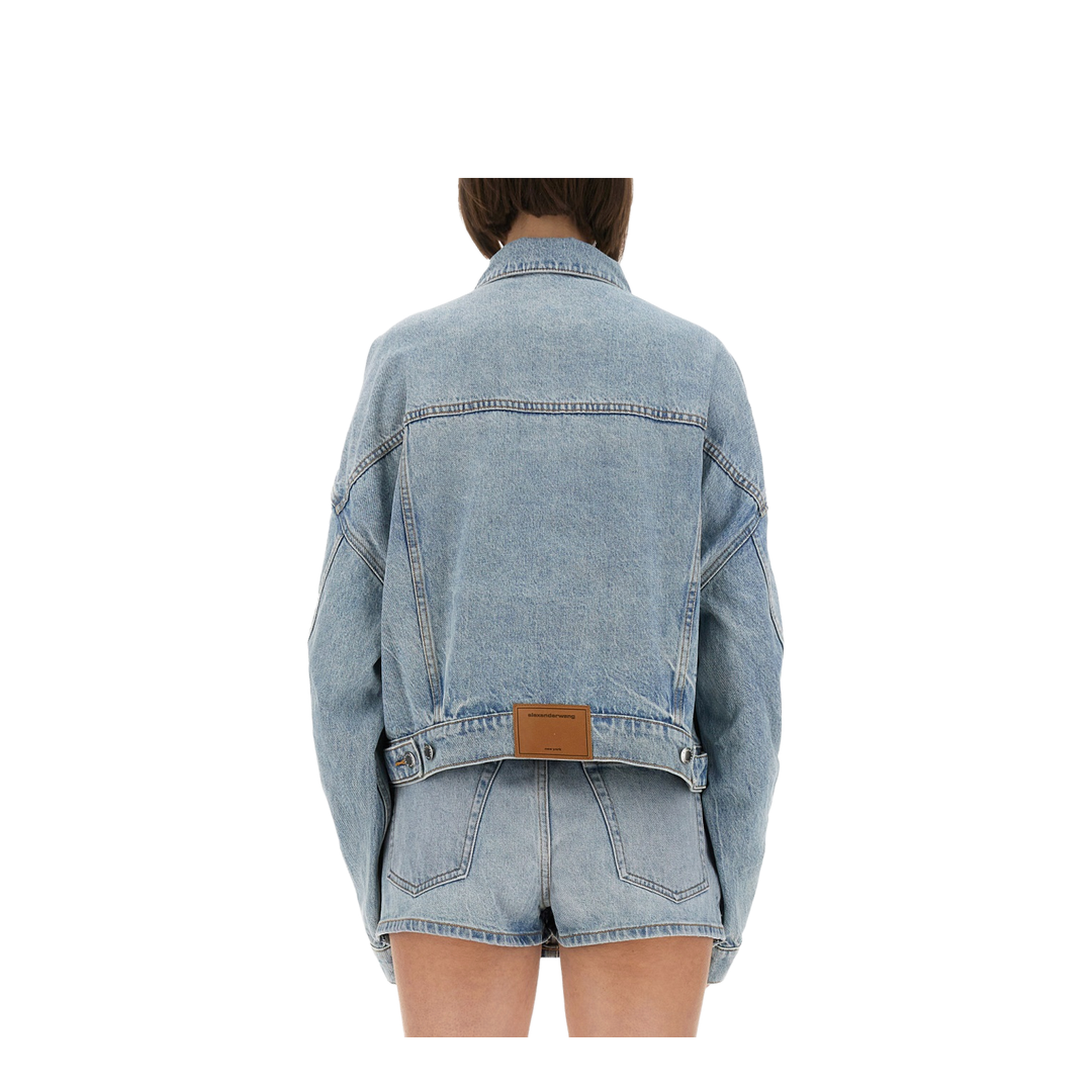 Denim Clip-On Trucker Jacket - Image 3