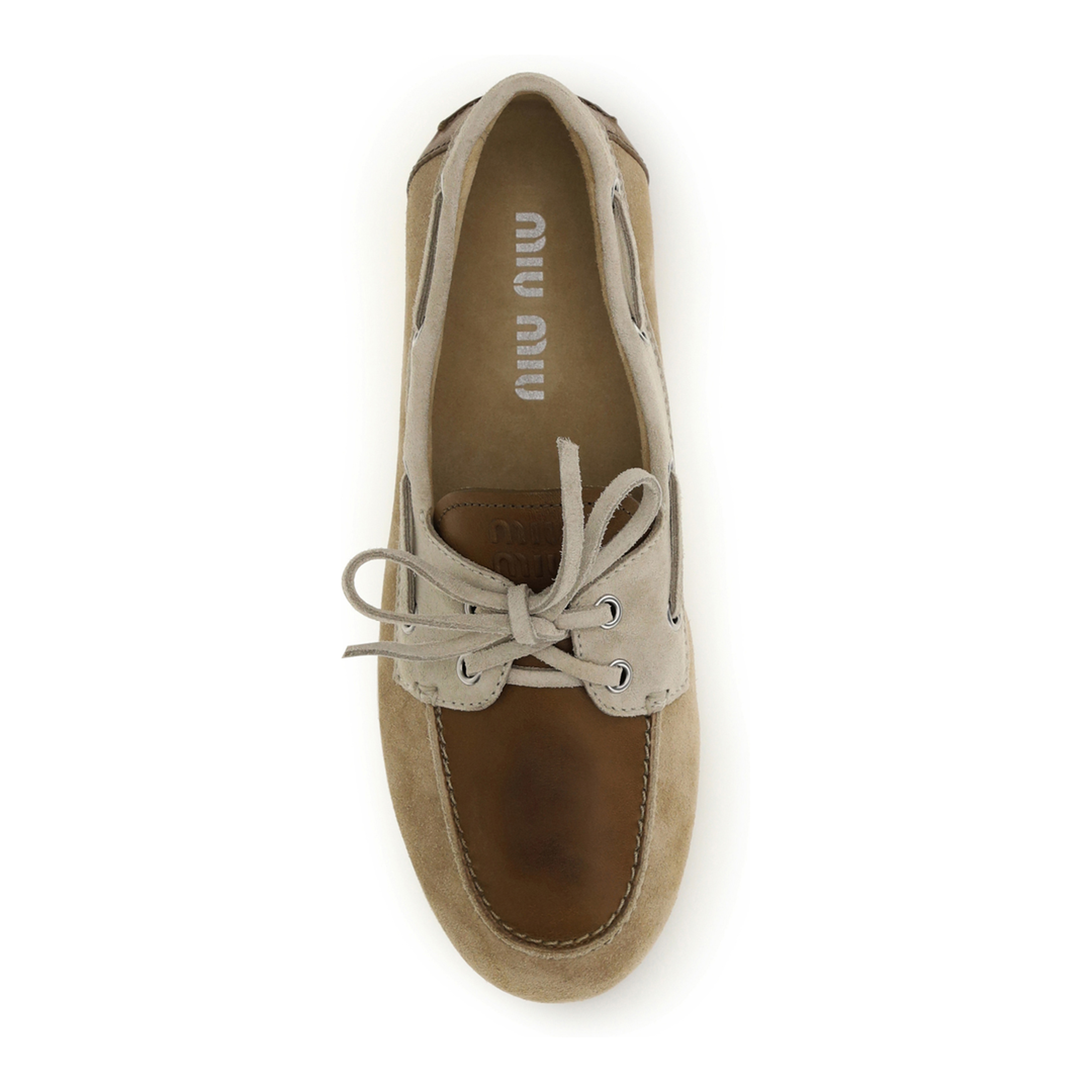 Leather and Suede Loafers - Image 4