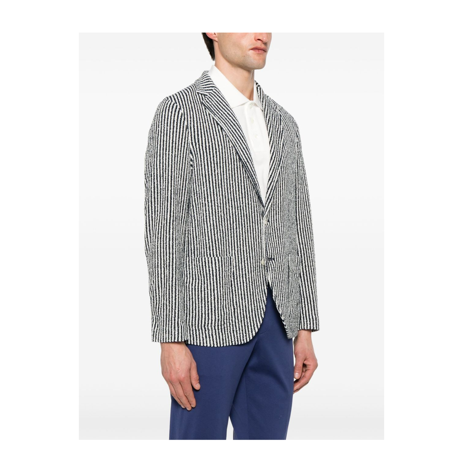 Striped Cotton Jacket - Image 5