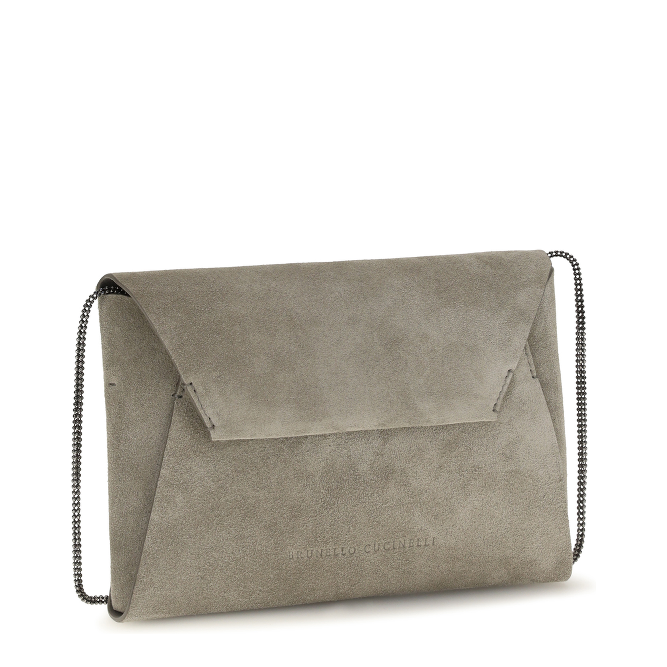 Duo Suede Clutch Bag - Image 2